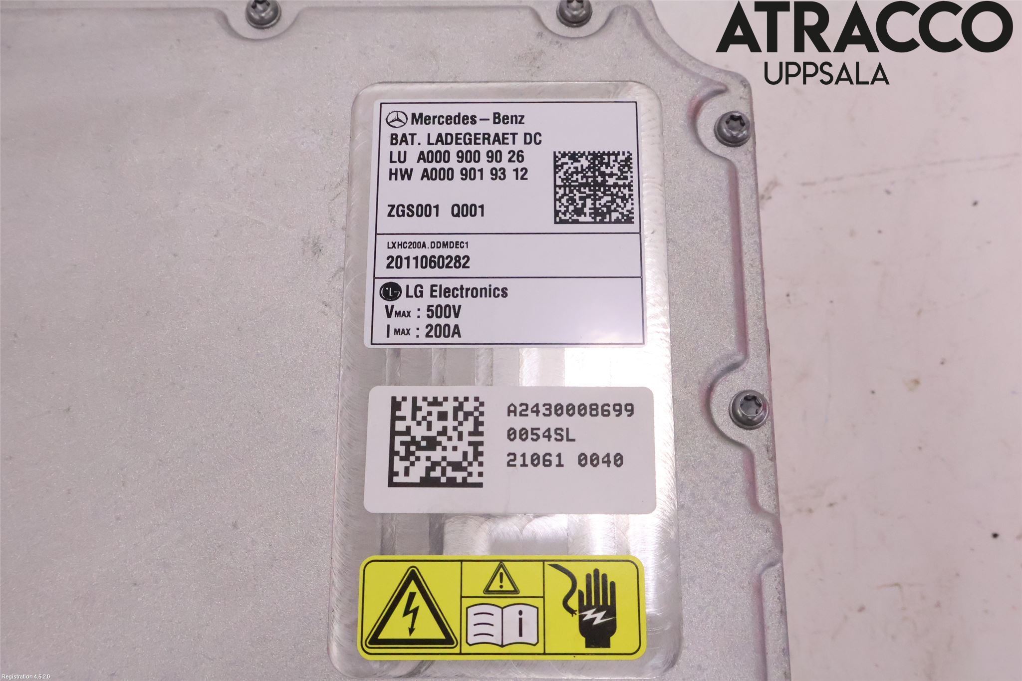 Mercedes-Benz MB EQA (H243) 21- Batteriladdare Högspänning