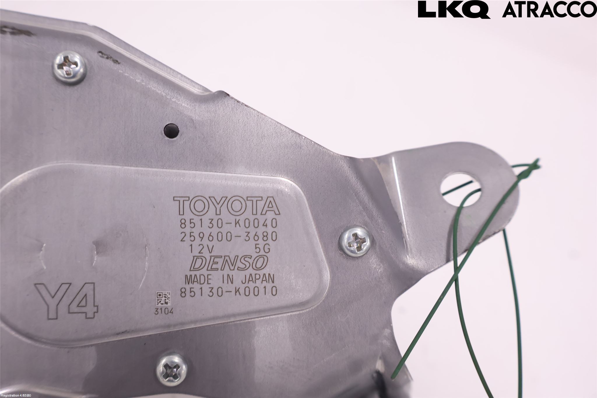 Toyota YARIS XP21 20- Torkarmotor Baklucka