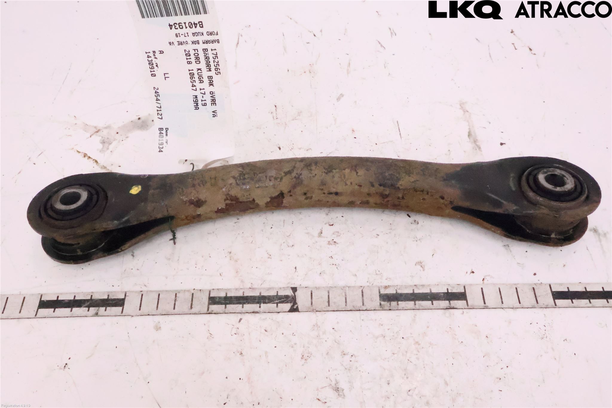 Ford KUGA 17-19 Bärarm Bak Övre Vänster