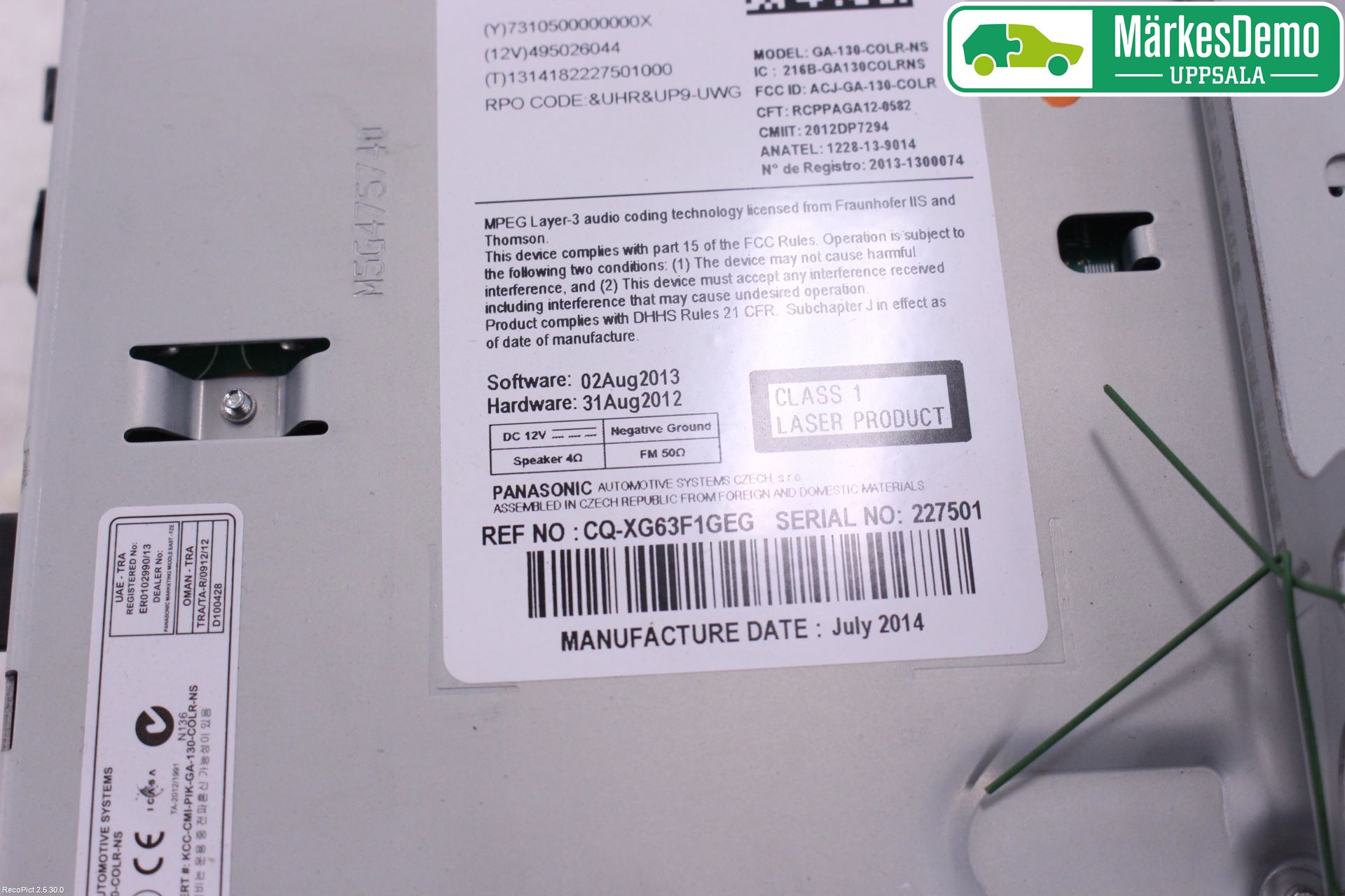 GM CHEVROLET ORLANDO Cd Radio - Multimediapanel