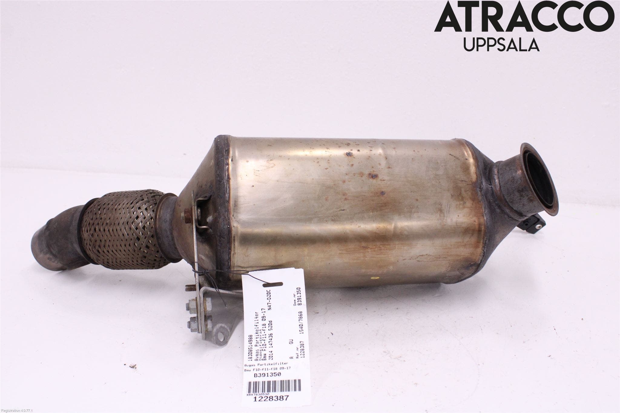 BMW 5 F10/F11/F18 09-17 Avgas Partikelfilter