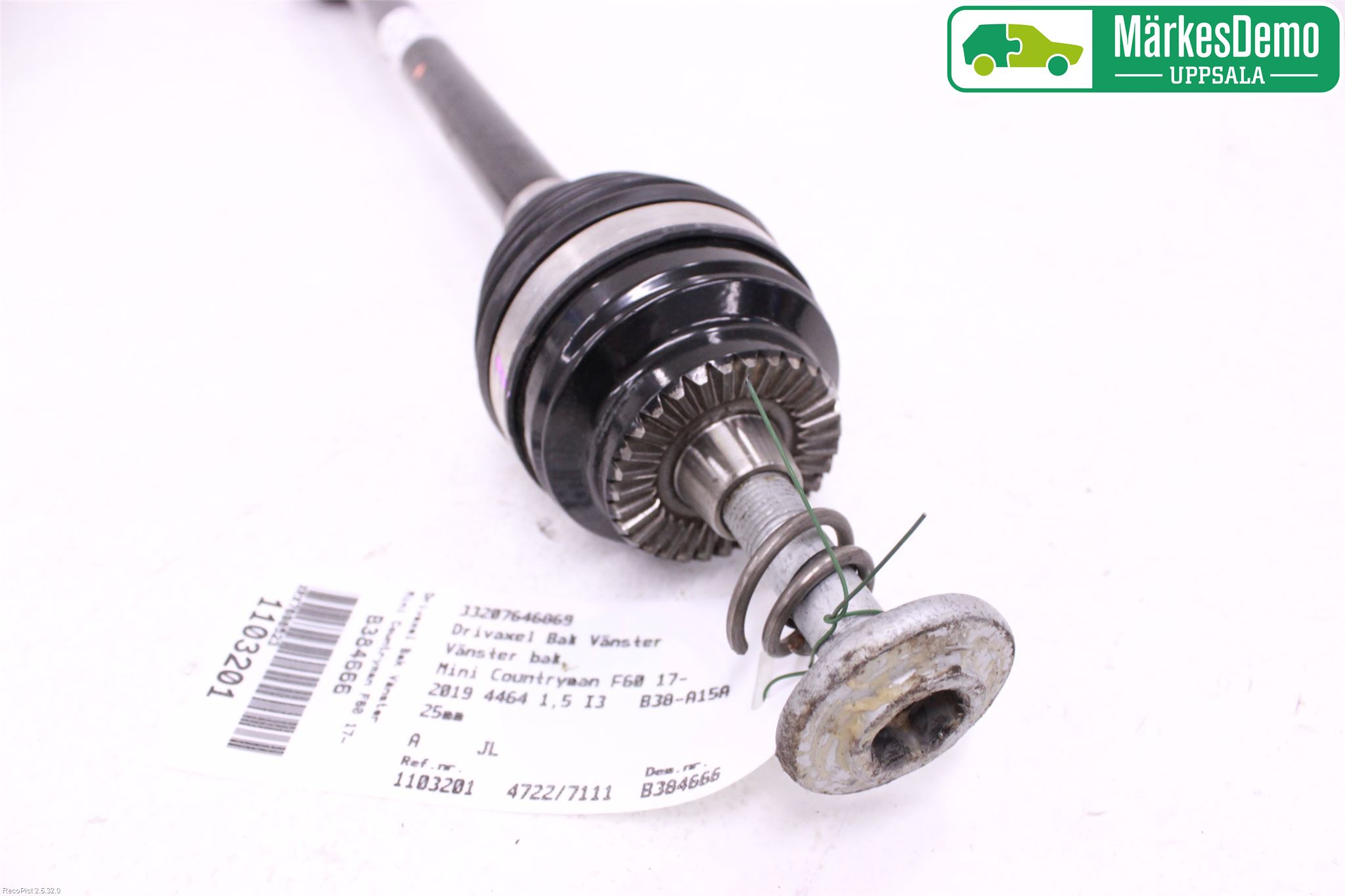 Mini COUNTRYMAN F60 17-23 Drivaxel Bak Vänster