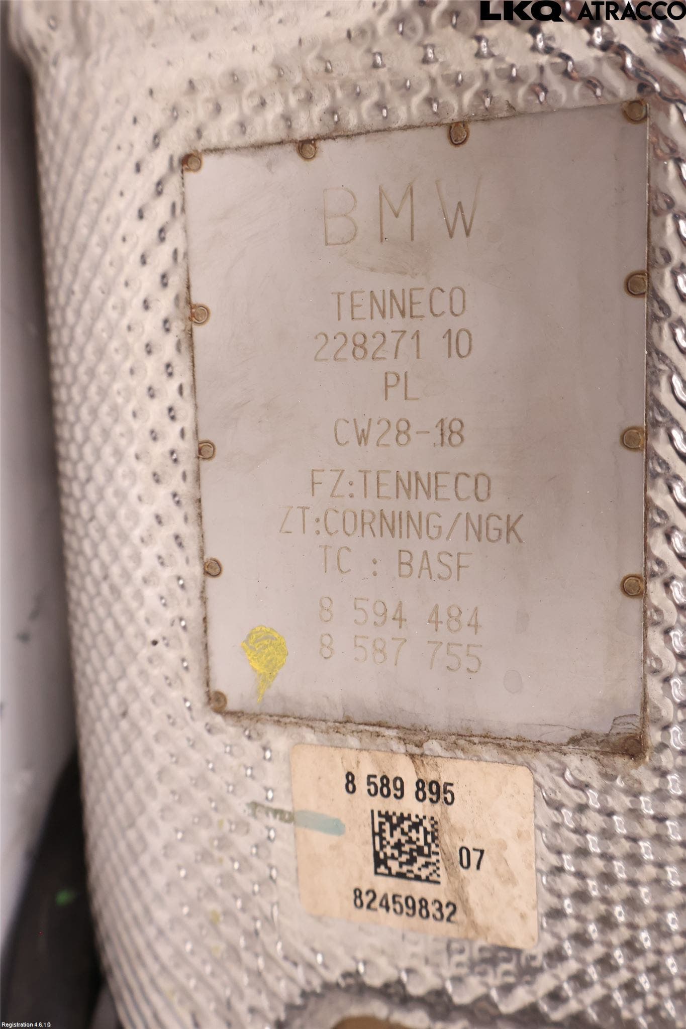 BMW X2 F39 18-23 Avgas Partikelfilter