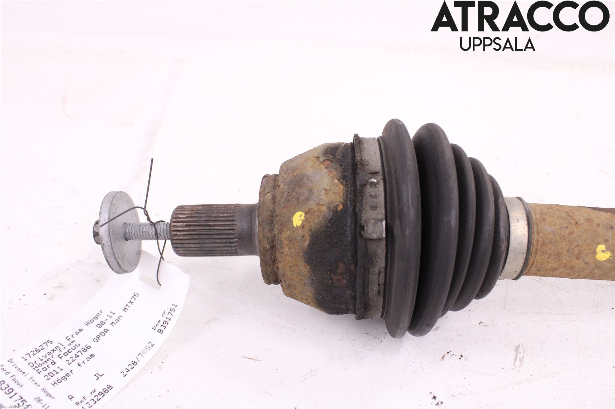 Ford FOCUS 08-11 Drivaxel Fram Höger