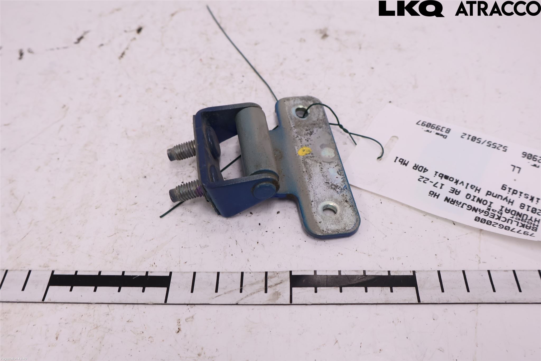 Hyundai IONIQ AE 17-22 Bakluckegångjärn Hö