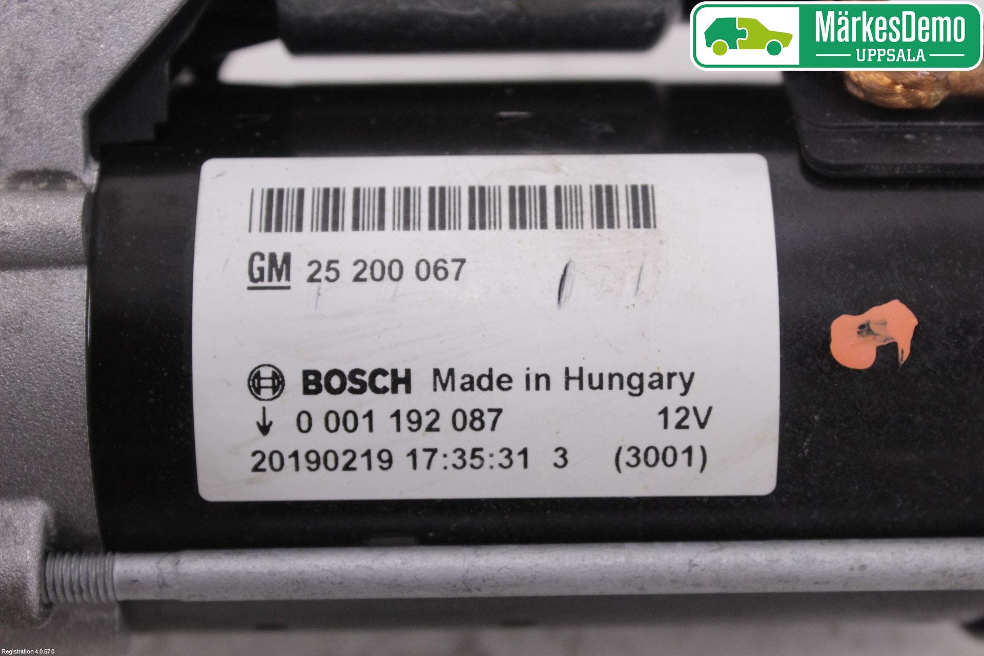 Opel CORSA E 15-19 Startmotor
