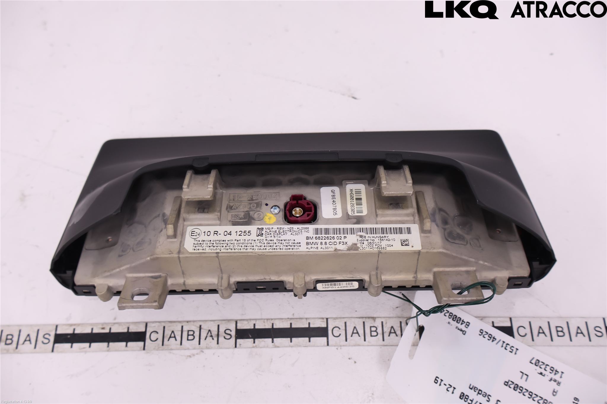 BMW 3 F30/F31/F80 12-19 Bildskärm