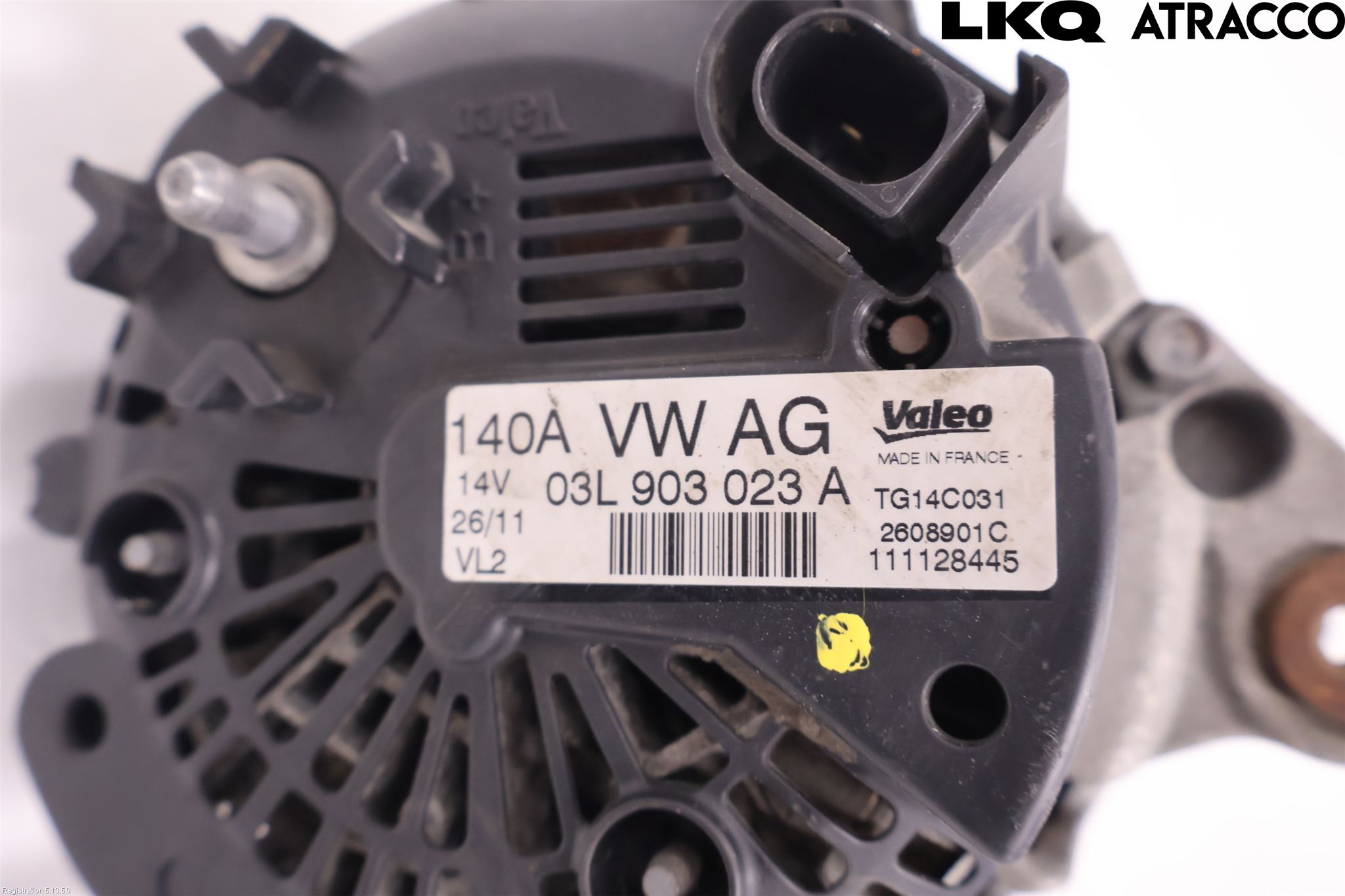 Volkswagen VW GOLF VI 09-13 Generator