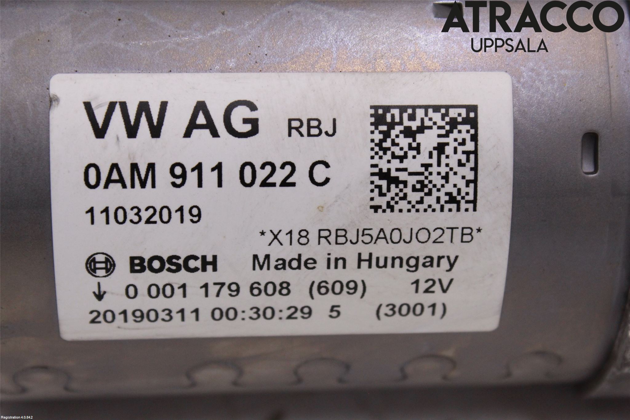 Audi A3/S3 8V 13-20 Startmotor