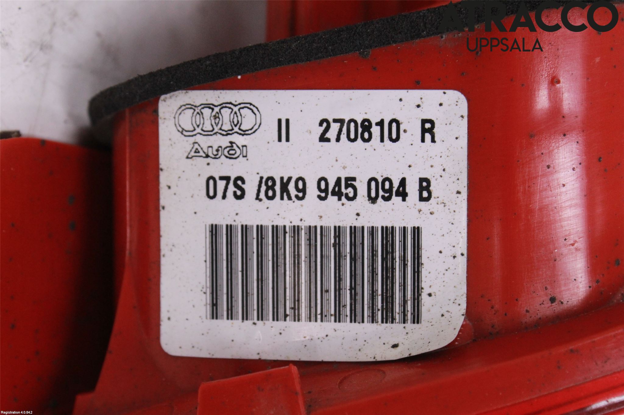 Audi A4/S4 08-11 Bakljus Lucka Hö