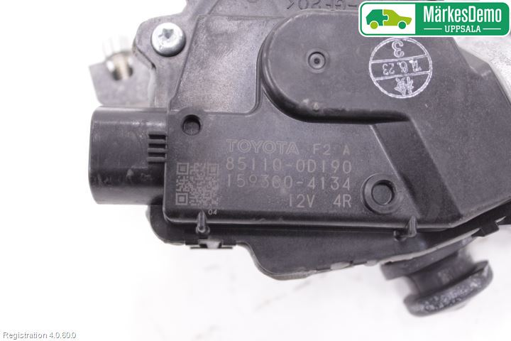 Toyota YARIS XP130 15-20 Torkarmotor Vindruta