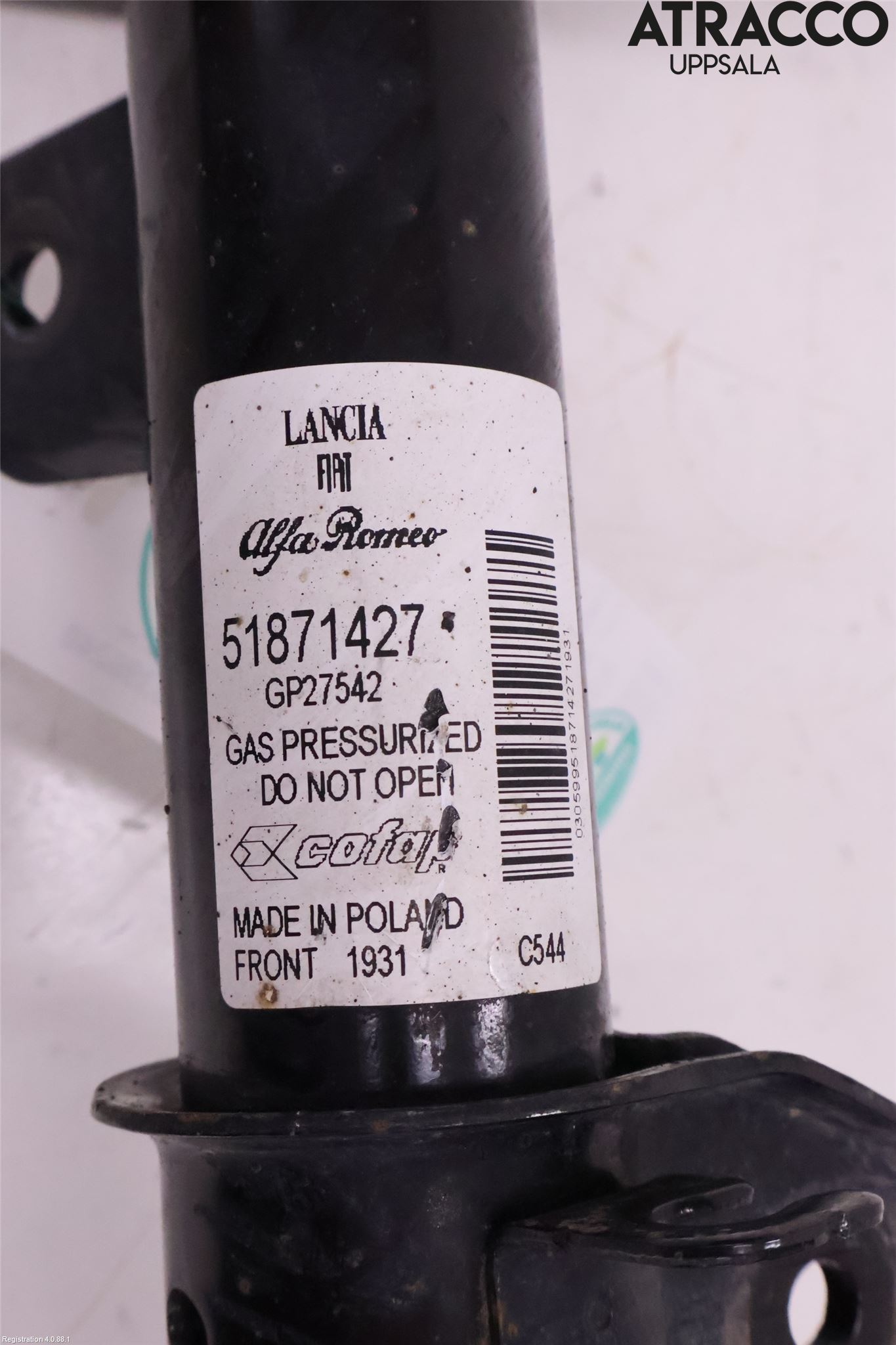 Fiat 500e 20- Fjäderben Fram Vänster