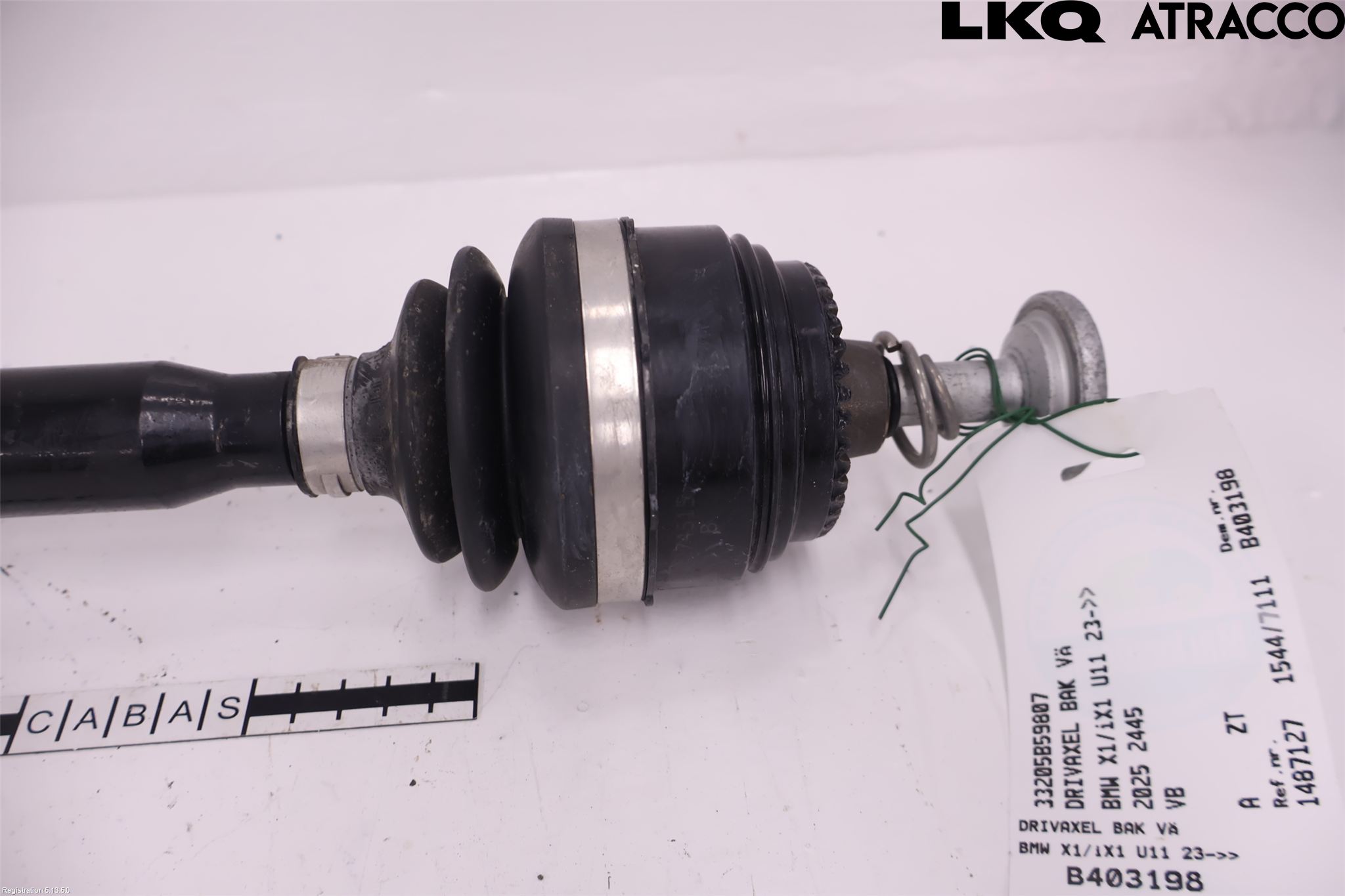 BMW X1/iX1 U11 23- Drivaxel Bak Vänster