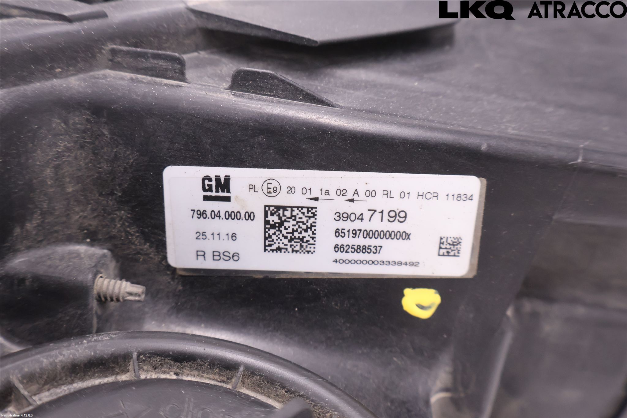 Opel ASTRA K 16-22 Strålkastare Höger