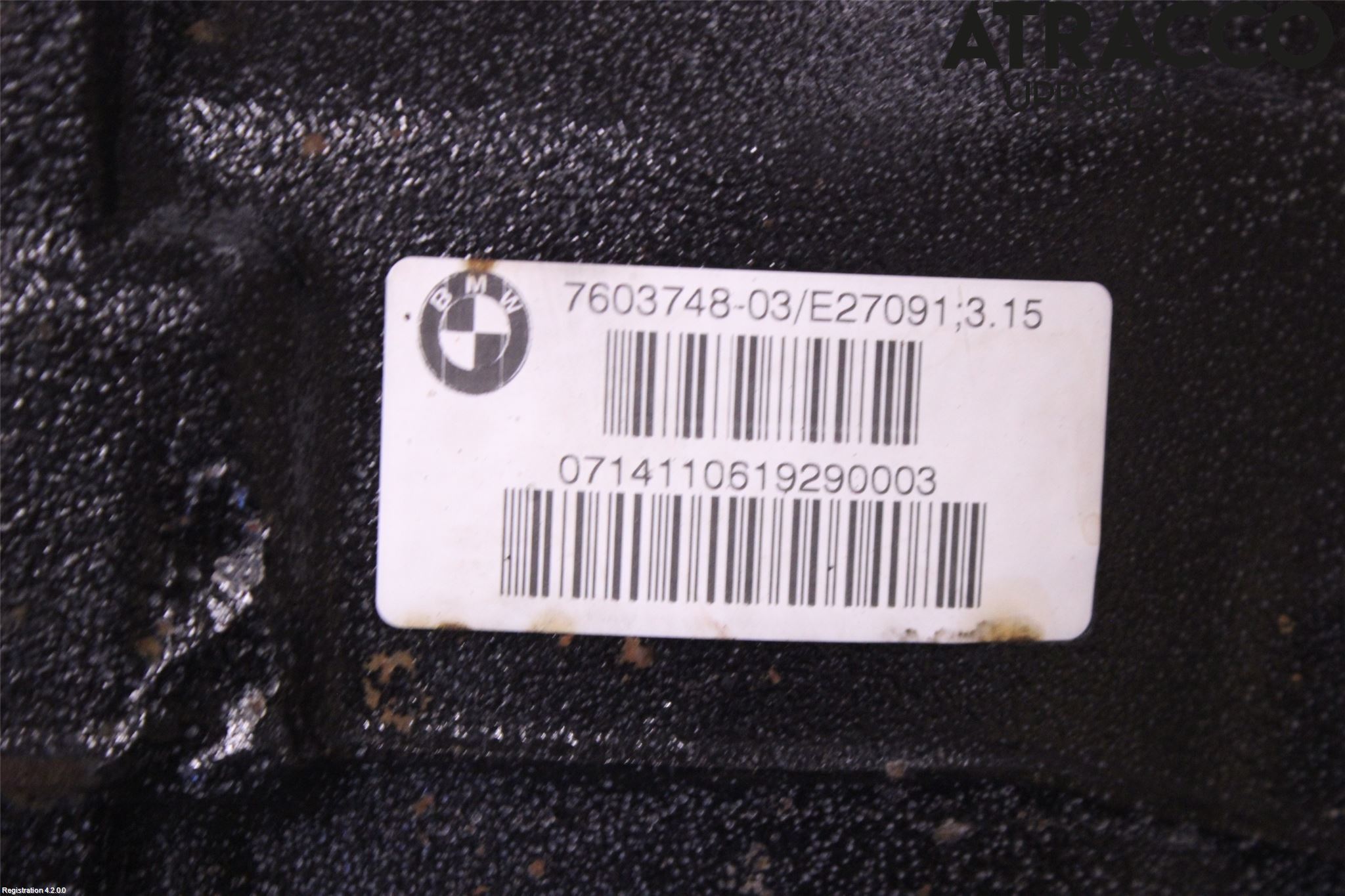 BMW 4 F32/F33/F82/F83 13-20 Bakväxel-Diff