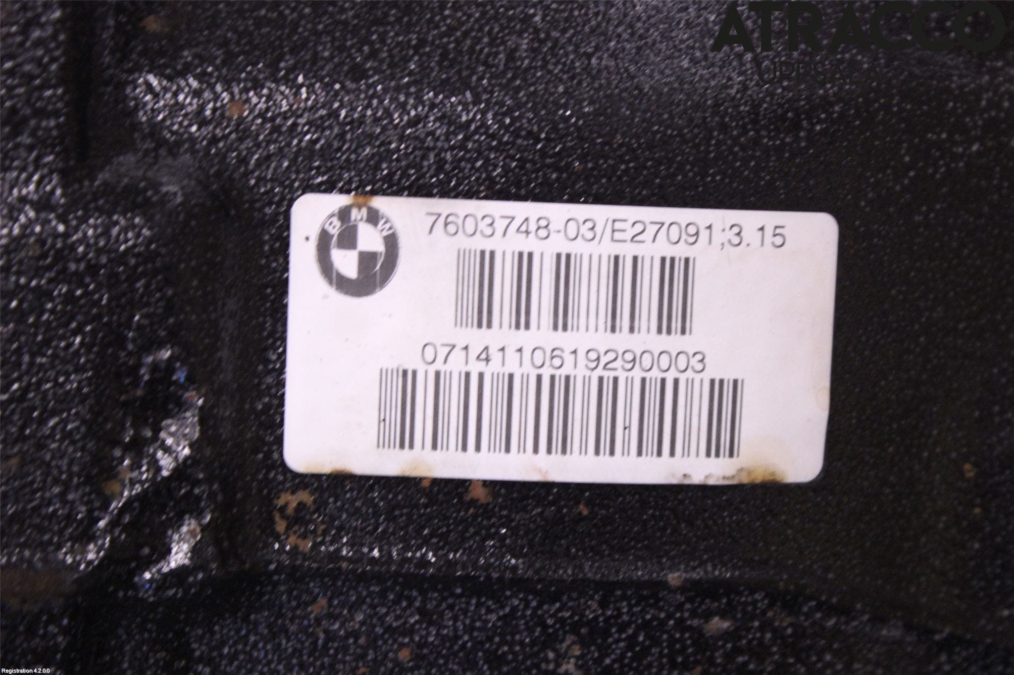 BMW 4 F32/F33/F82/F83 13-20 Bakväxel-Diff