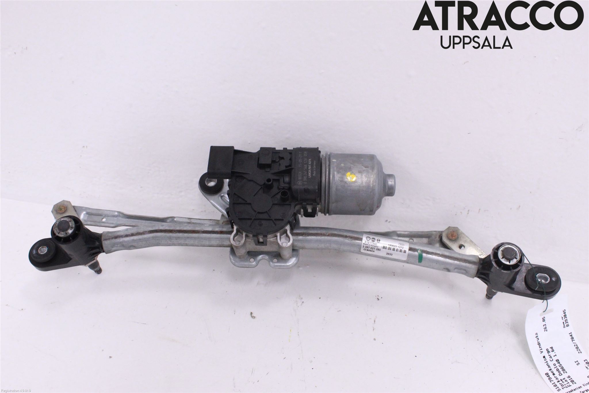 Fiat DOBLO CARGO Torkarmekanism Vindruta