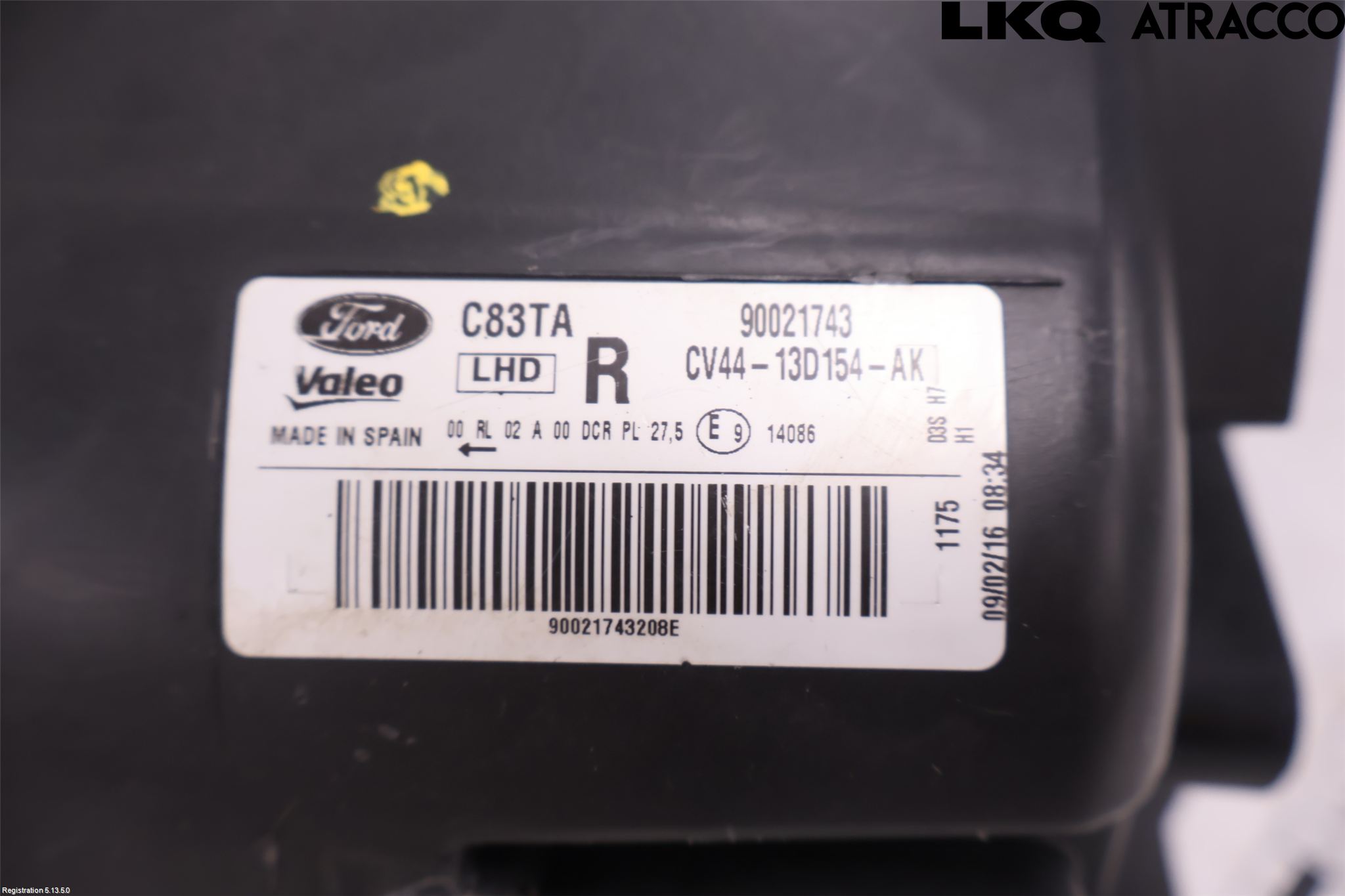 Ford KUGA 13-16 Strålkastare Höger