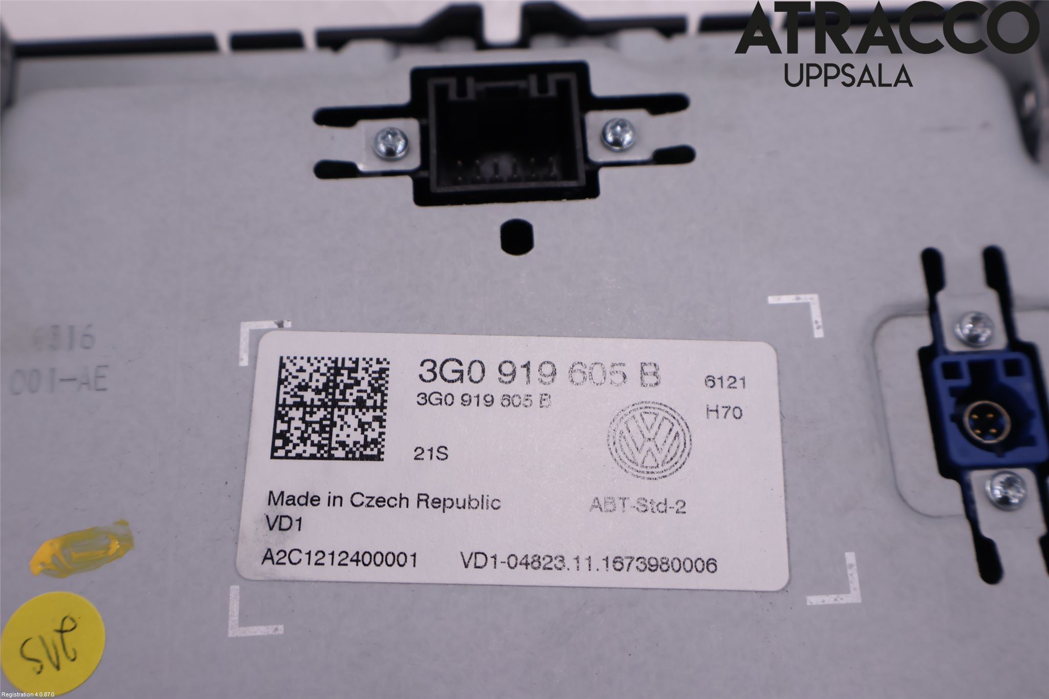 Volkswagen VW GOLF / E-GOLF VII 13-20 Multifunktionsdisplay