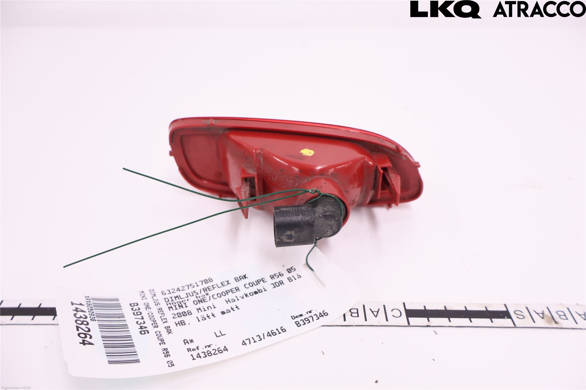 Mini COUPE R56 05-14 Dimljus/Reflex Bak