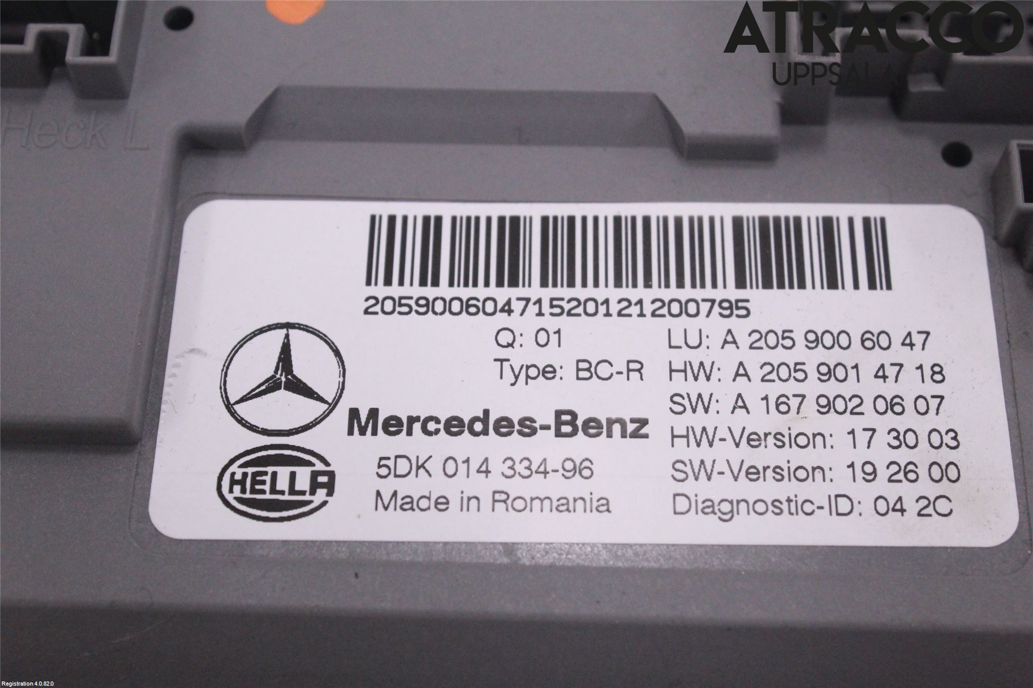 Mercedes-Benz MB EQC (N293) 20- Styrenhet Övrigt