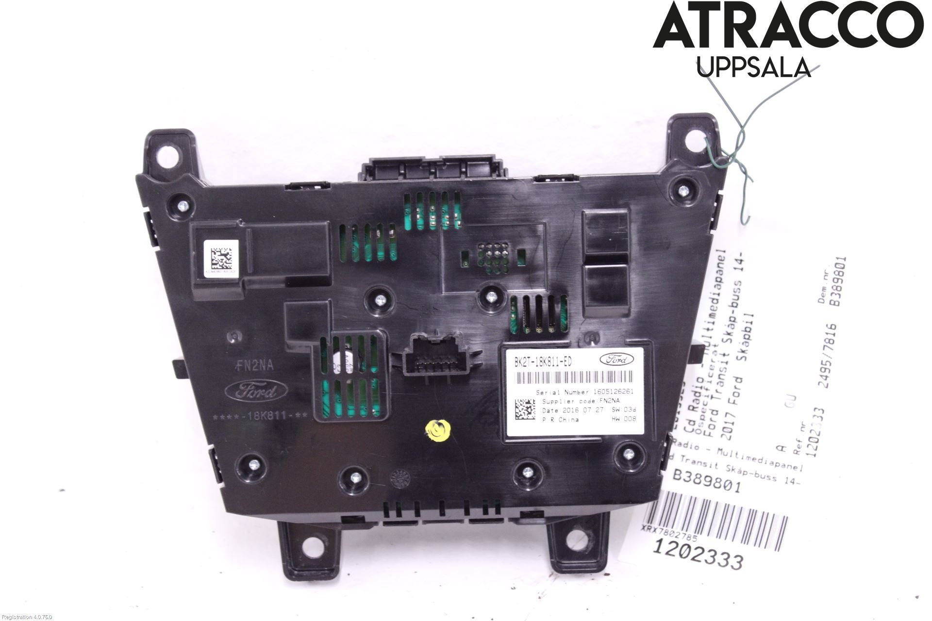 Ford TRANSIT SKÅP/BUSS 14-22 Cd Radio - Multimediapanel