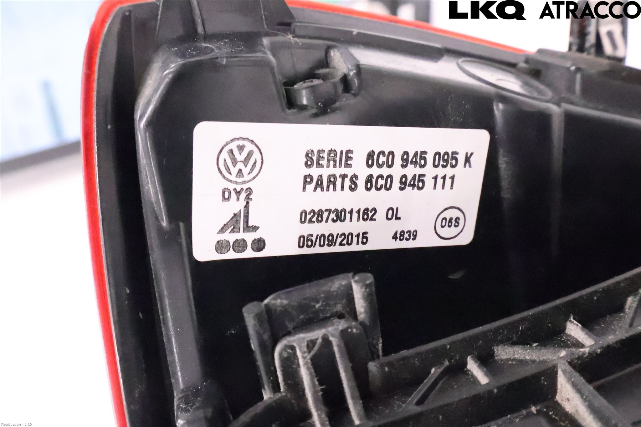 Volkswagen VW POLO 10-17 Bakljus Vänster