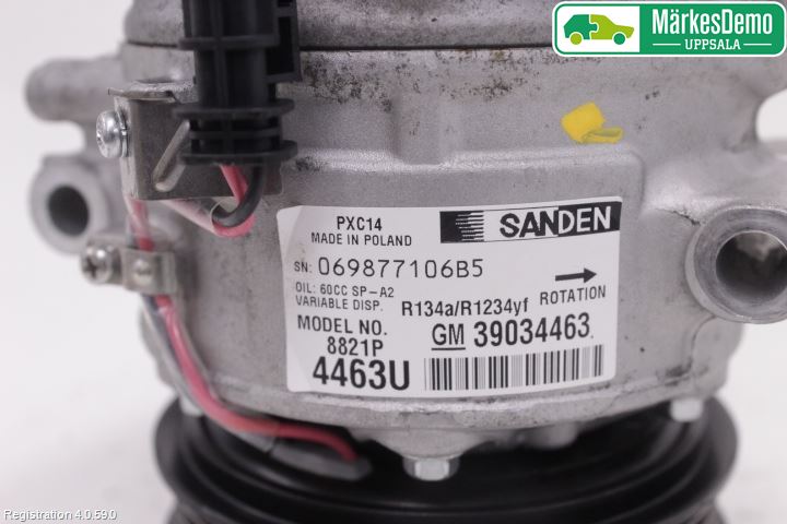 Opel ASTRA K 16-22 Ac Kompressor