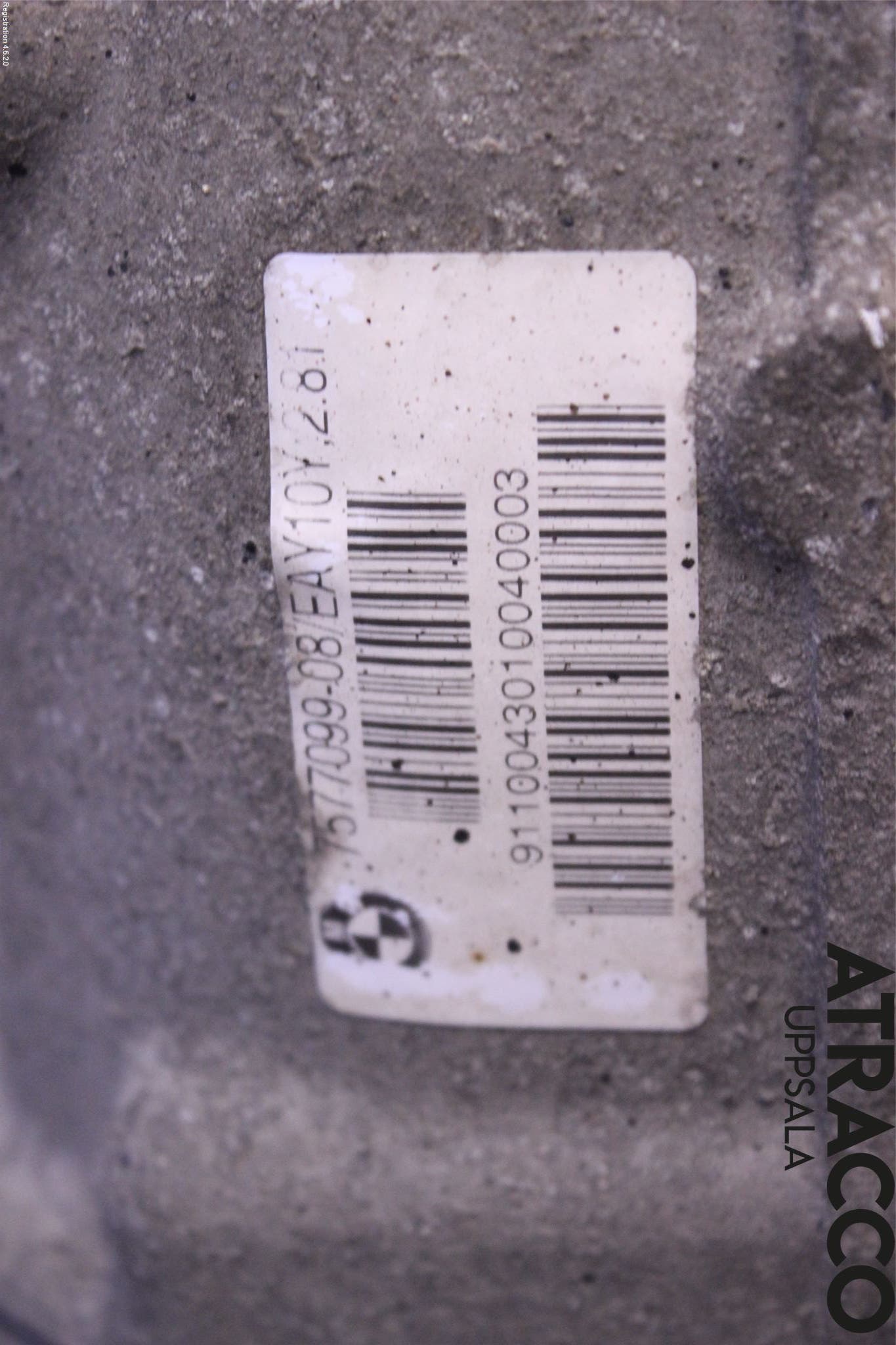 BMW 5 F10/F11/F18 09-17 Bakväxel-Diff