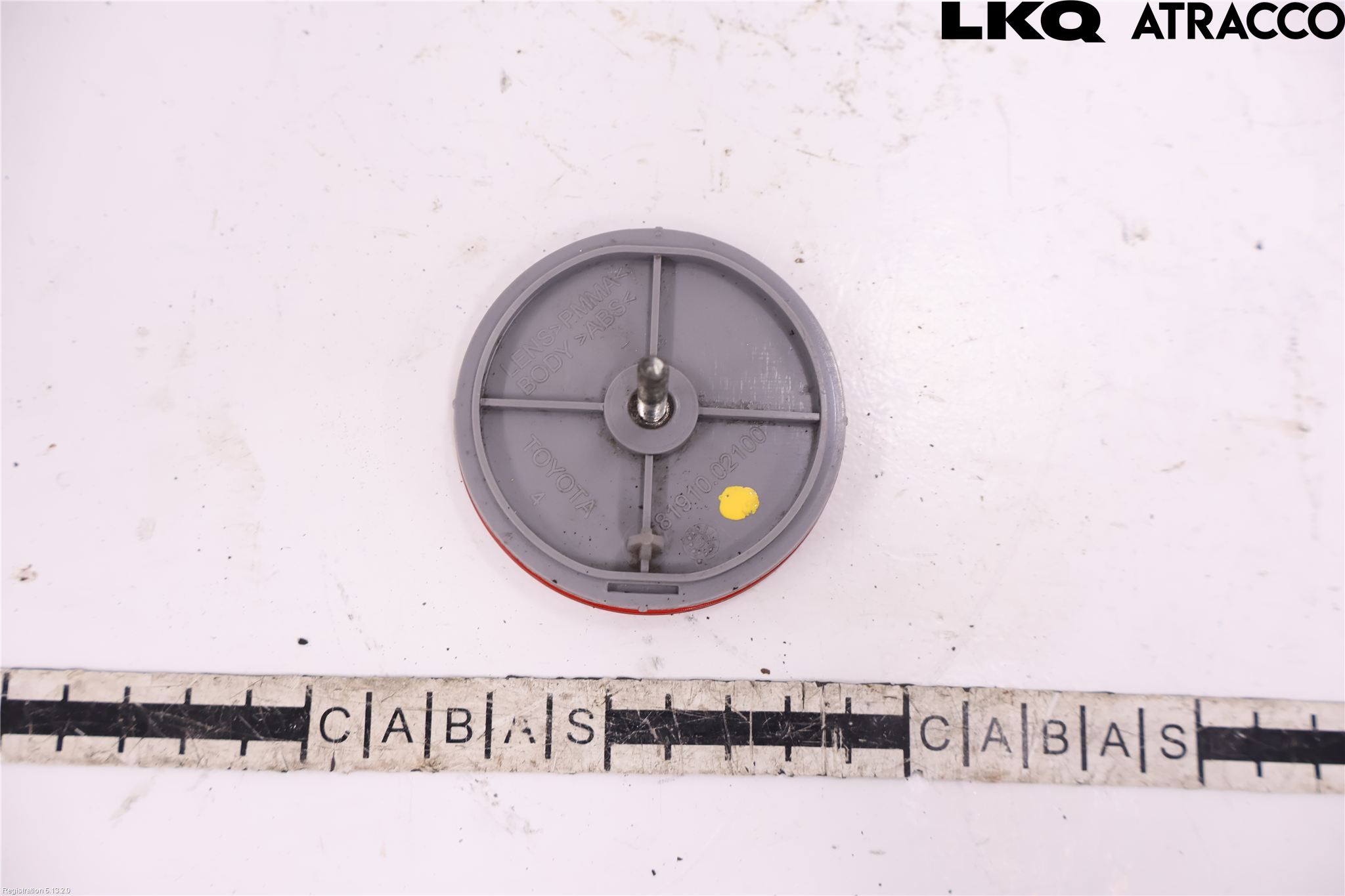 Toyota AURIS 10-12 Dimljus/Reflex Bak