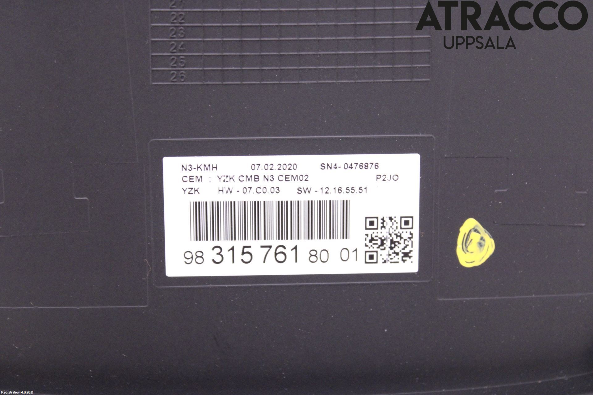 Opel CORSA F, CORSA-E 20- Instrument Hast