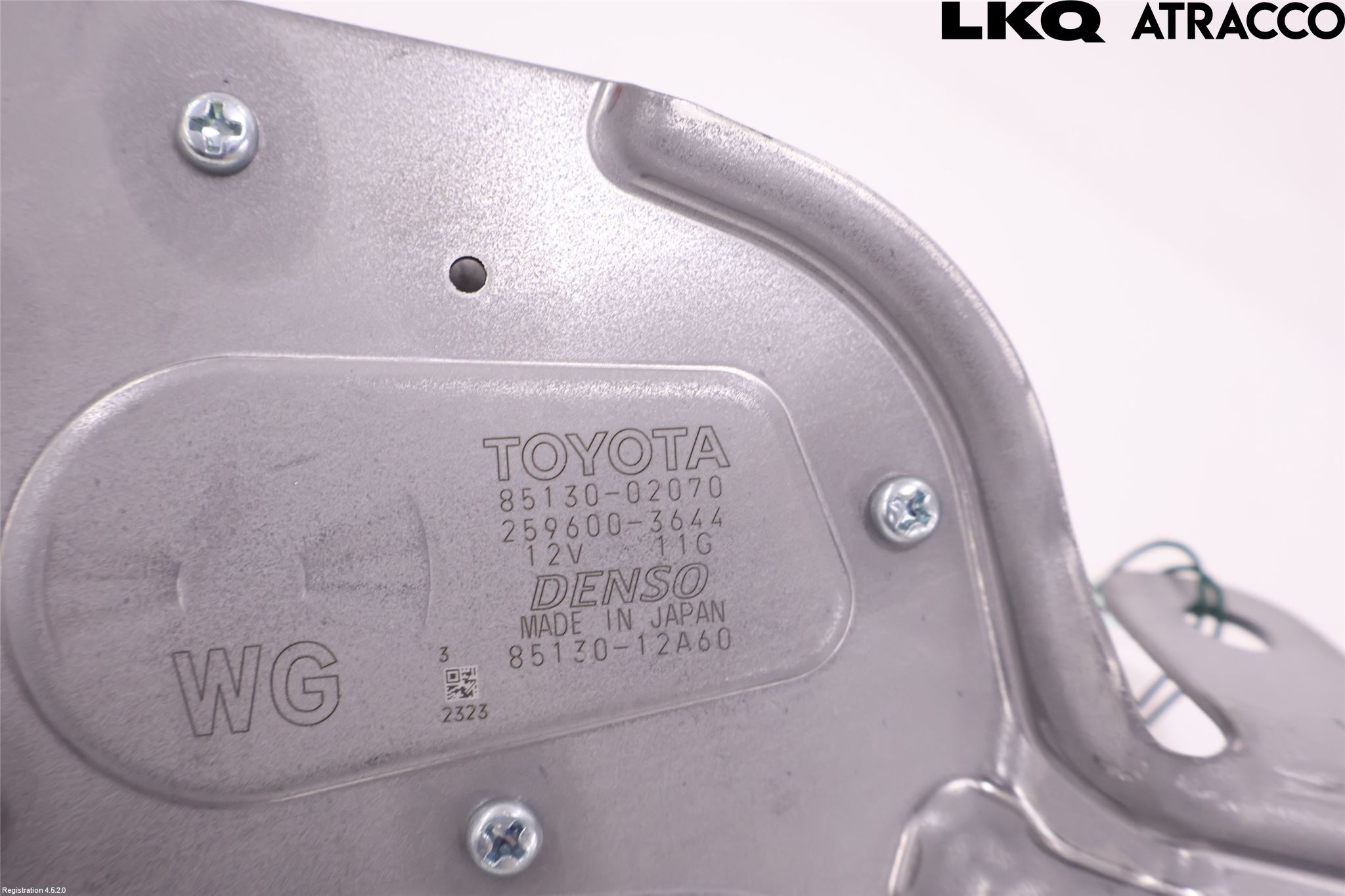 Toyota COROLLA 19- Torkarmotor Baklucka