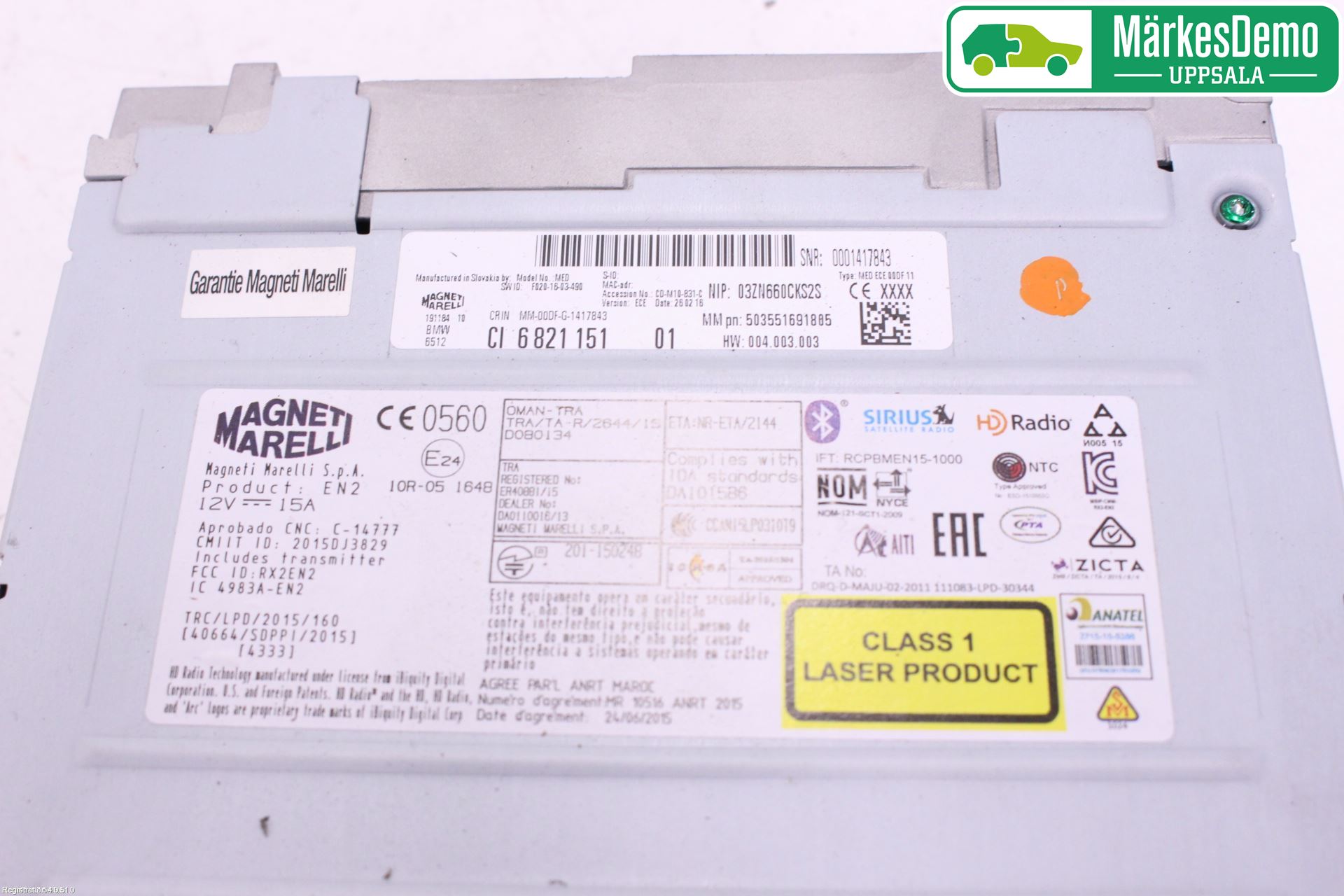 BMW 3 F30/F31/F80 12-19 Cd Radio - Multimediapanel