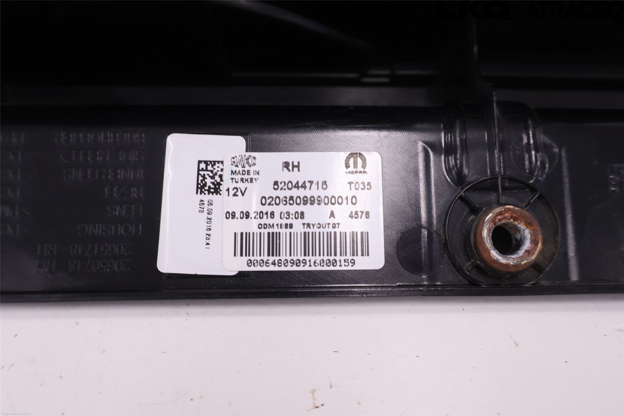 Fiat DOBLO CARGO Bakljus Höger