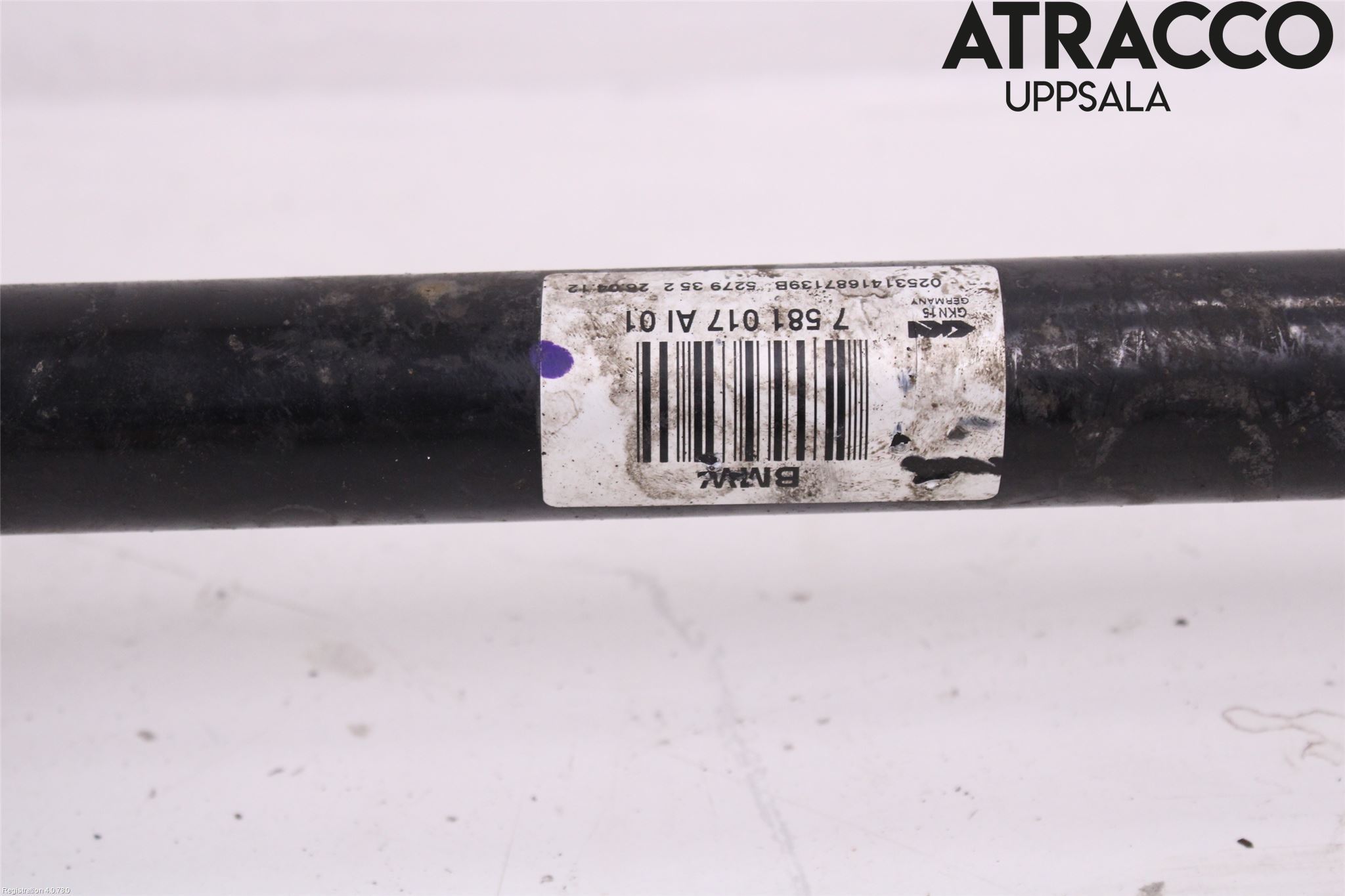BMW 5 F10/F11/F18 09-17 Drivaxel Bak Vänster