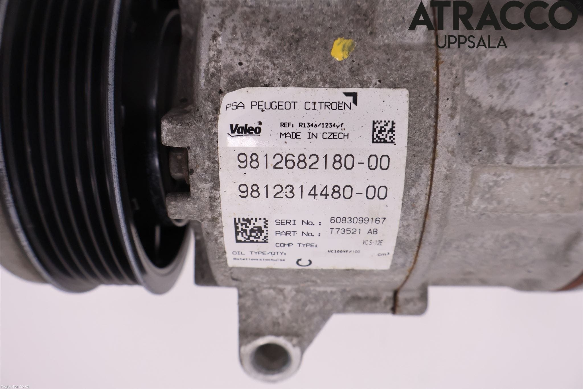 Citroen C4 GRAND PICASSO 14-18 Ac Kompressor