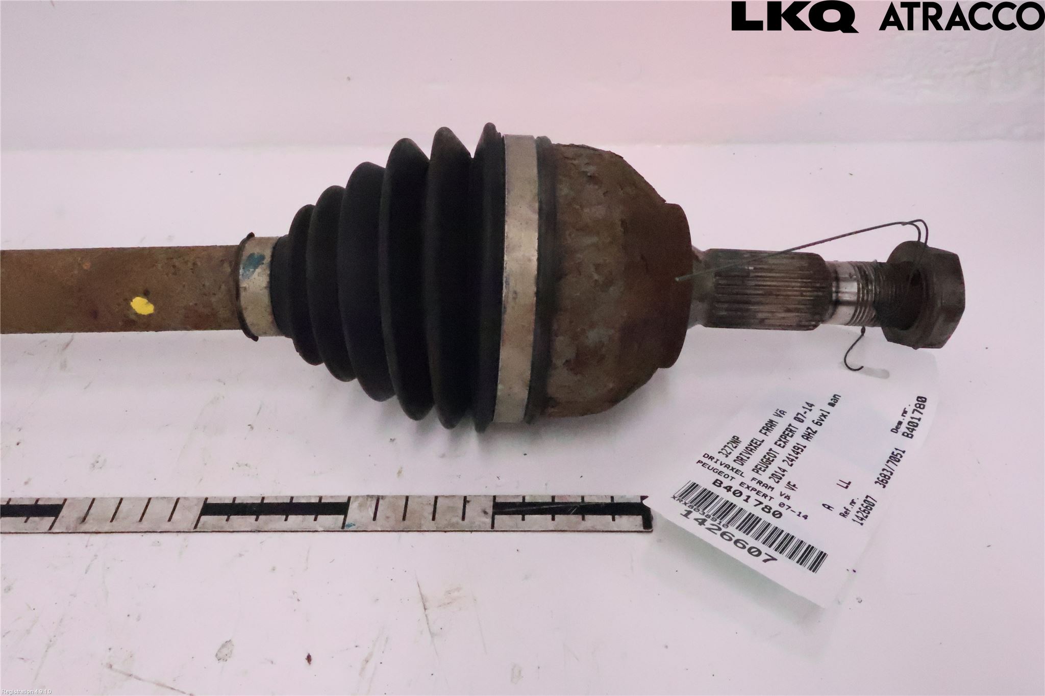 Peugeot EXPERT 07-14 Drivaxel Fram Vänster