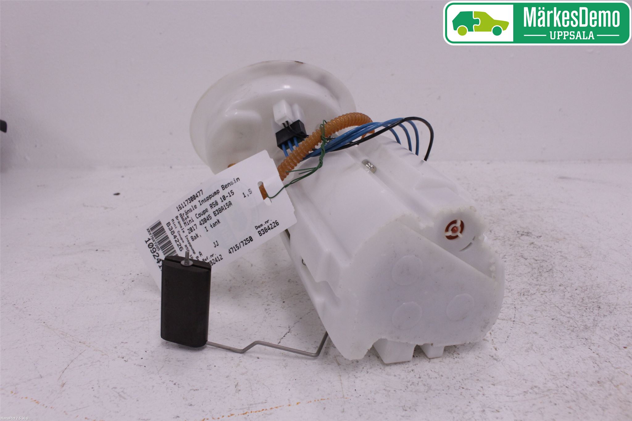 Mini ONE/COOPER 5DR F55 14-24 Bränsle Insppump Bensin