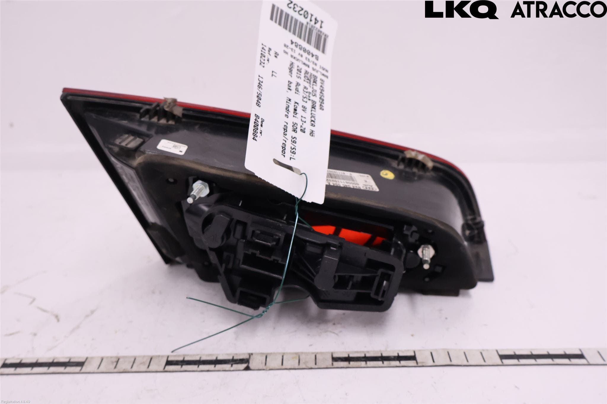 Audi A3/S3 8V 13-20 Bakljus Lucka Hö