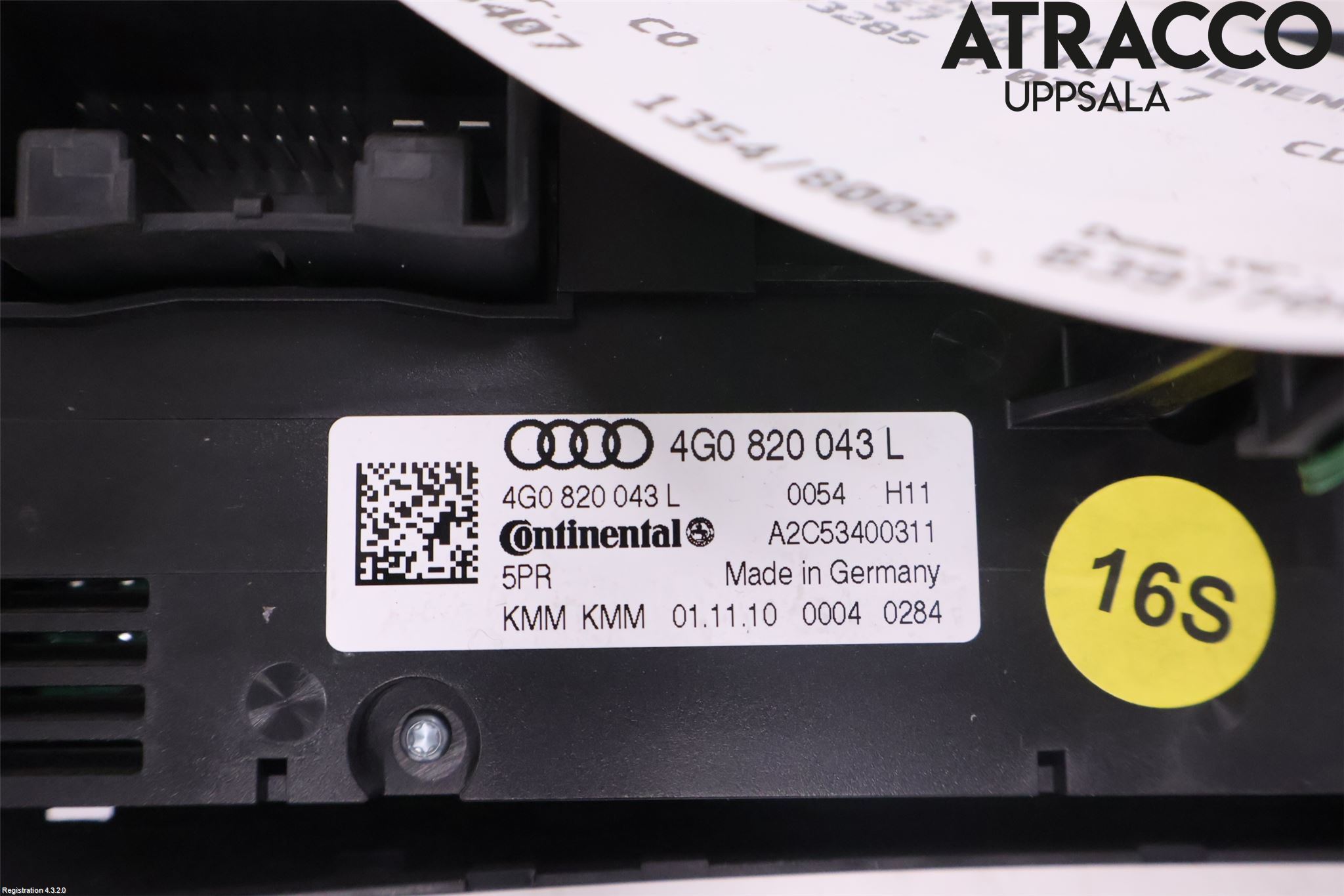 Audi A7/S7 4G 11-17 Ac Styrenhet Ac Manöveren