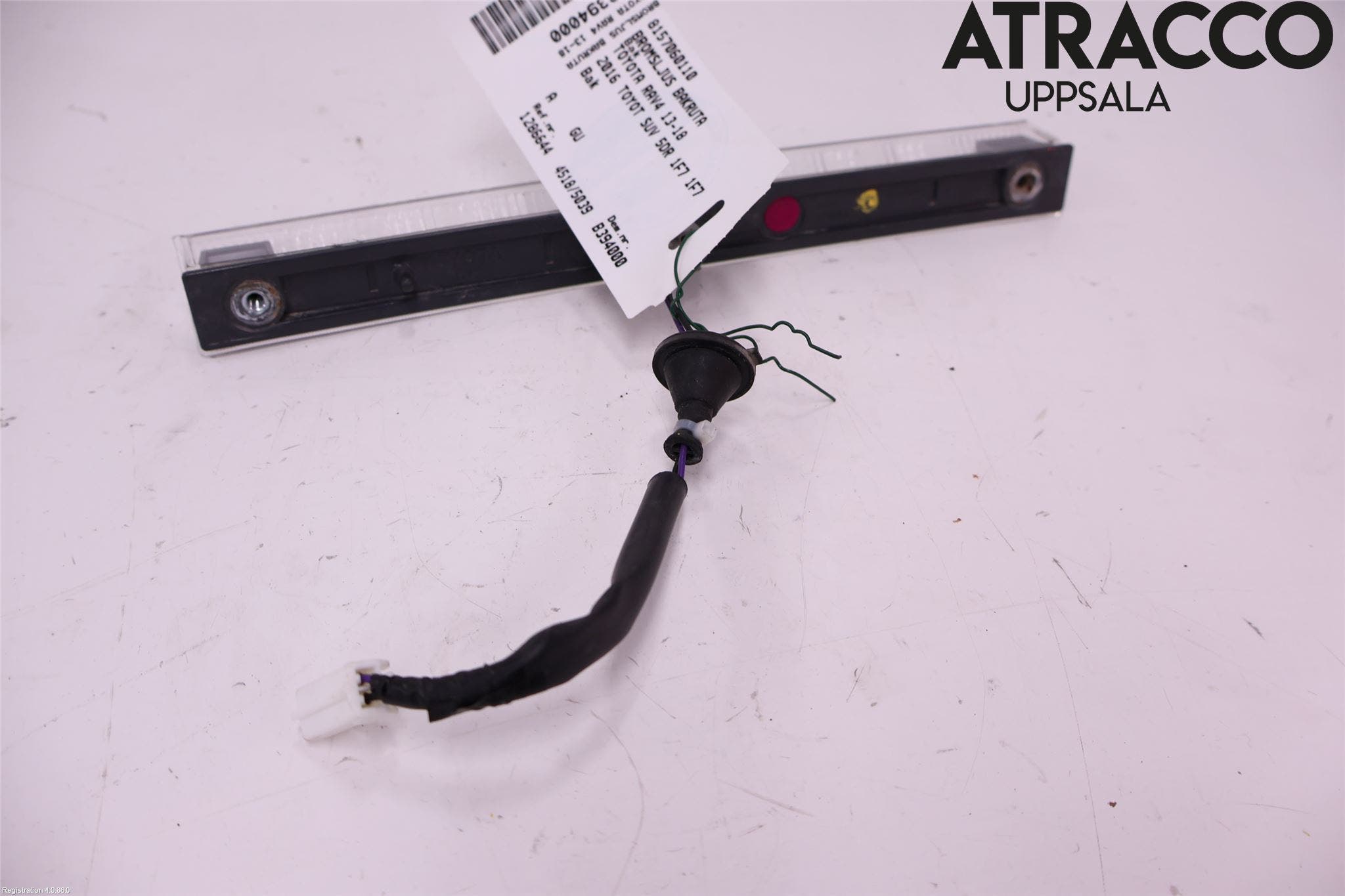 Toyota RAV4 13-18 Bromsljus Bakruta