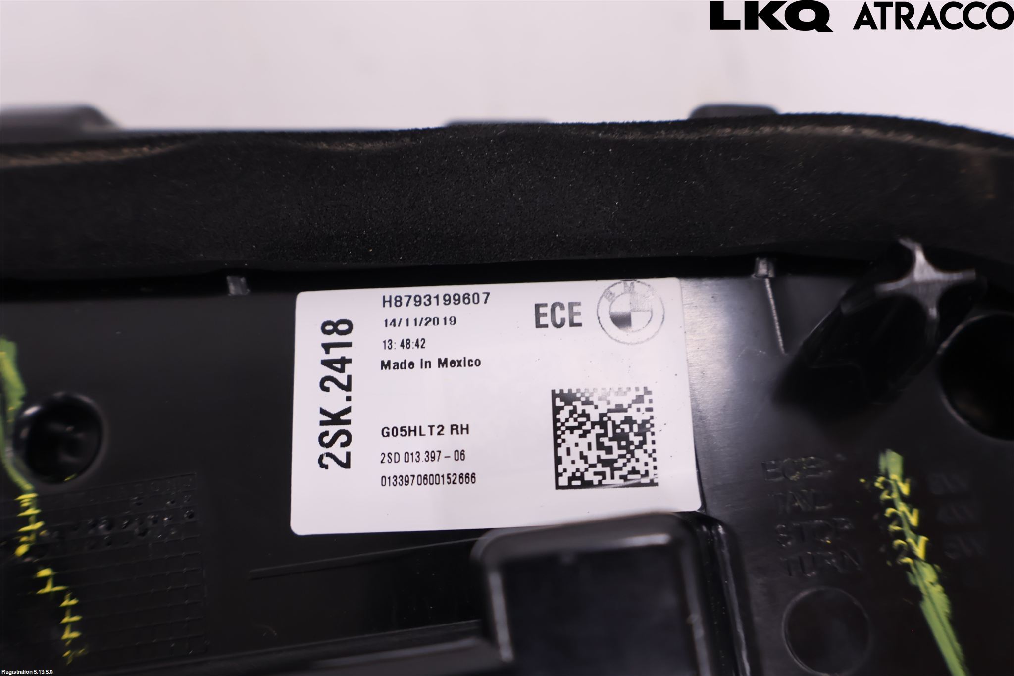 BMW X5 G05 18- Bakljus Lucka Hö