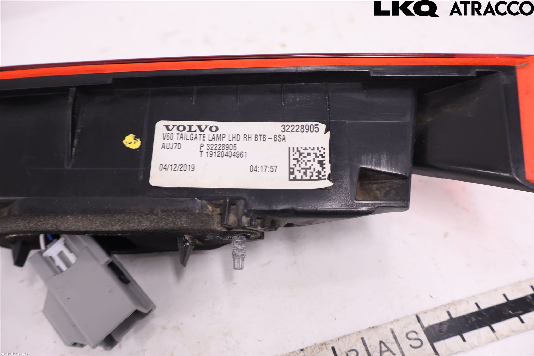 Volvo V60 19- Bakljus Lucka Hö