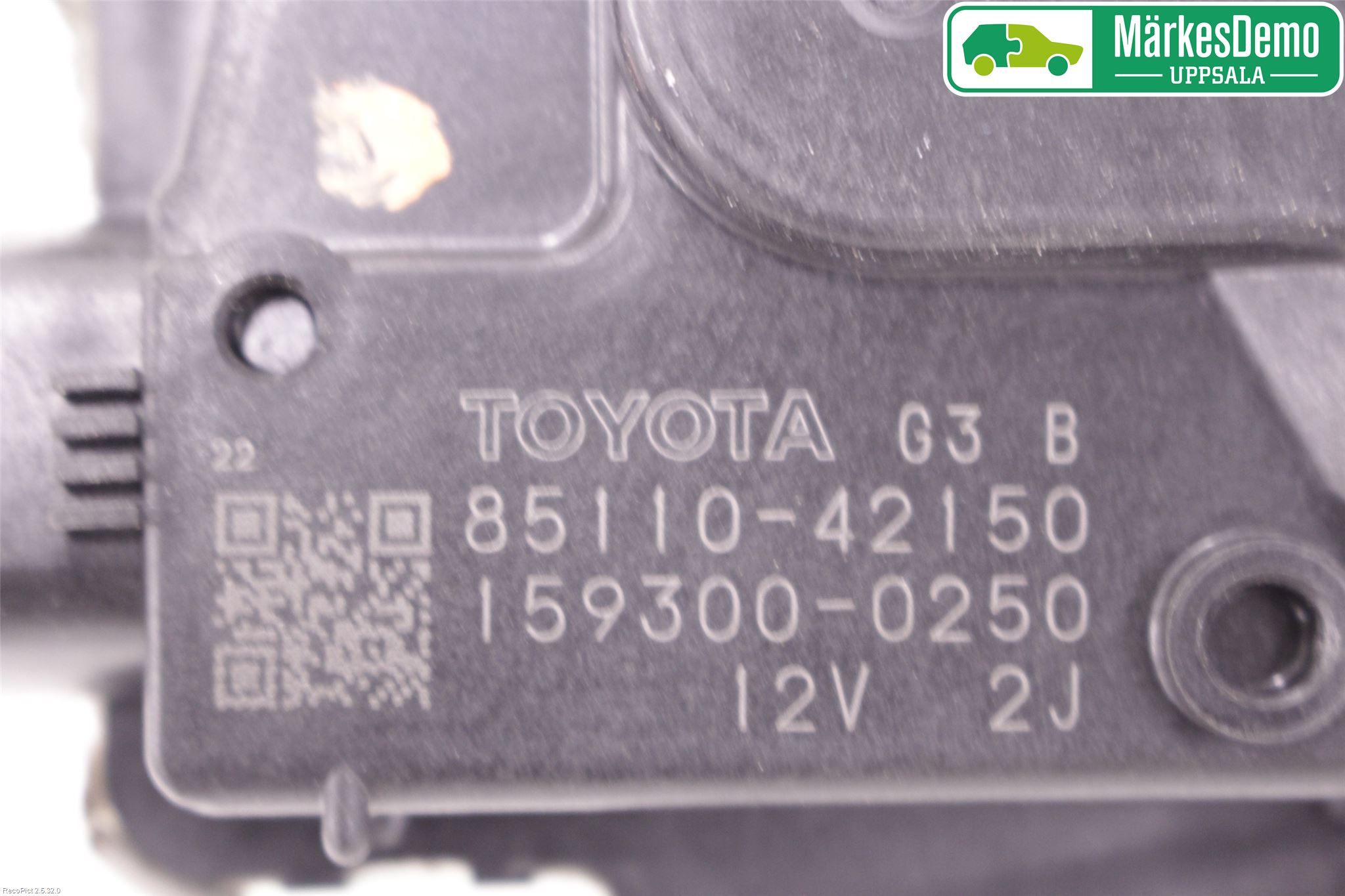 Toyota RAV 4 06-12 Torkarmotor Vindruta