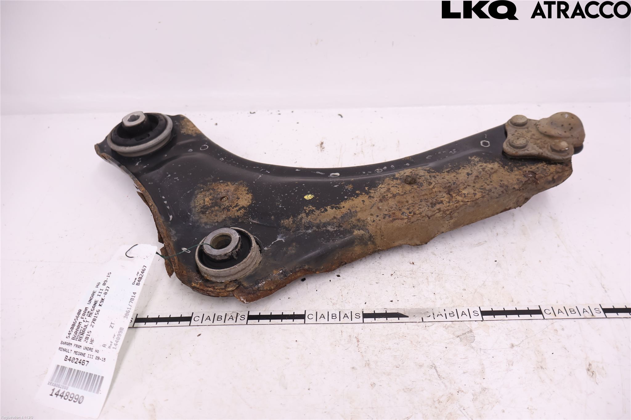 Renault MEGANE III 09-15 Bärarm Fram Undre Hö