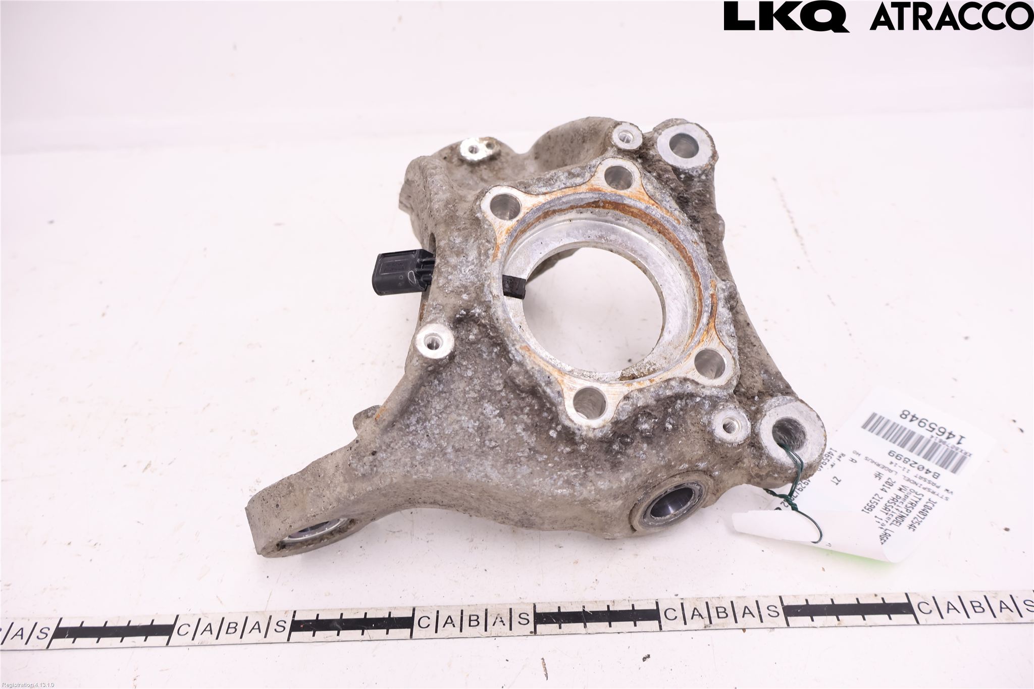 Volkswagen VW PASSAT 11-14 Styrspindel Lagerhus Hö