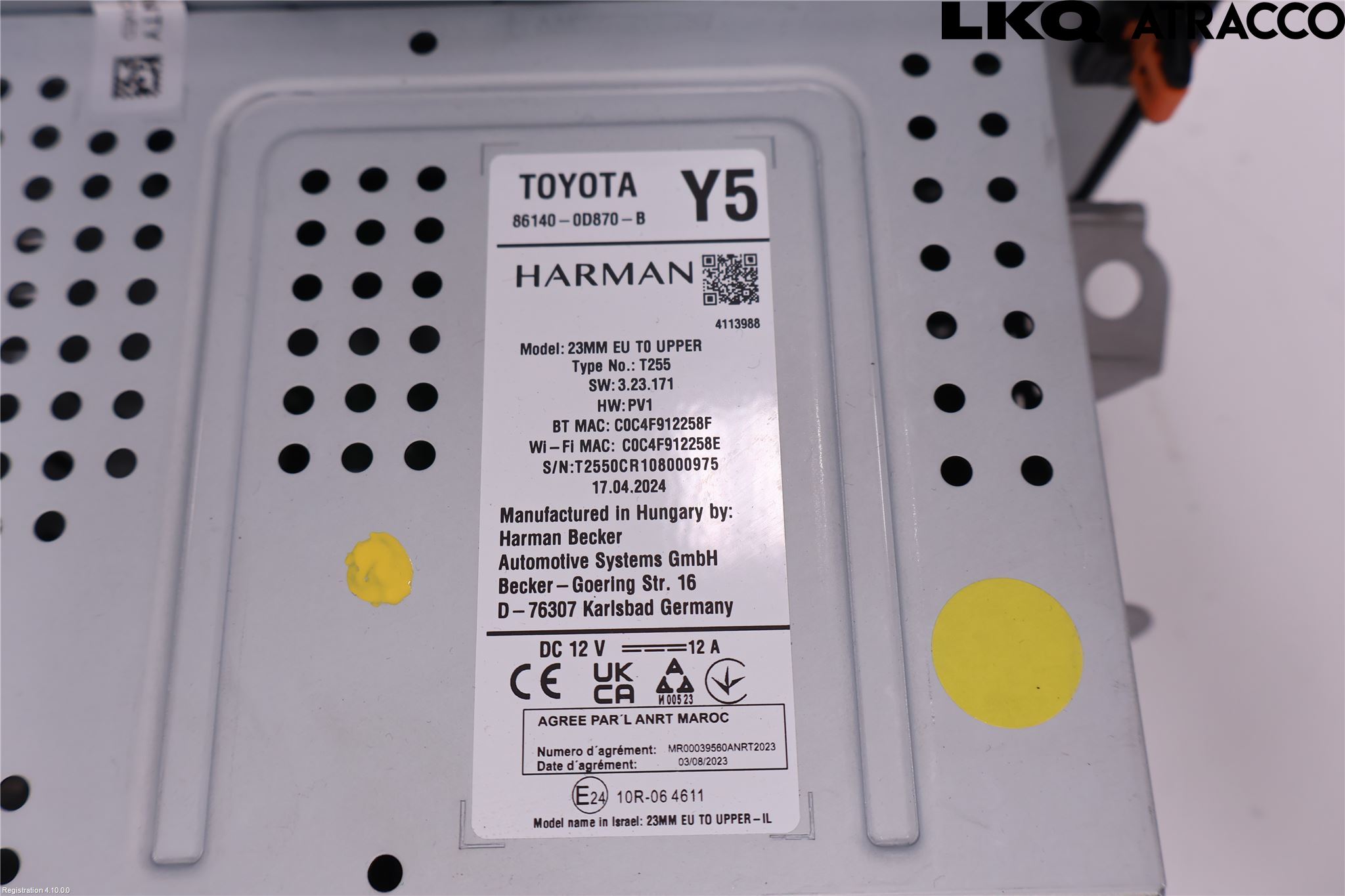 Toyota YARIS CROSS XP21 21- Cd Radio - Multimediapanel
