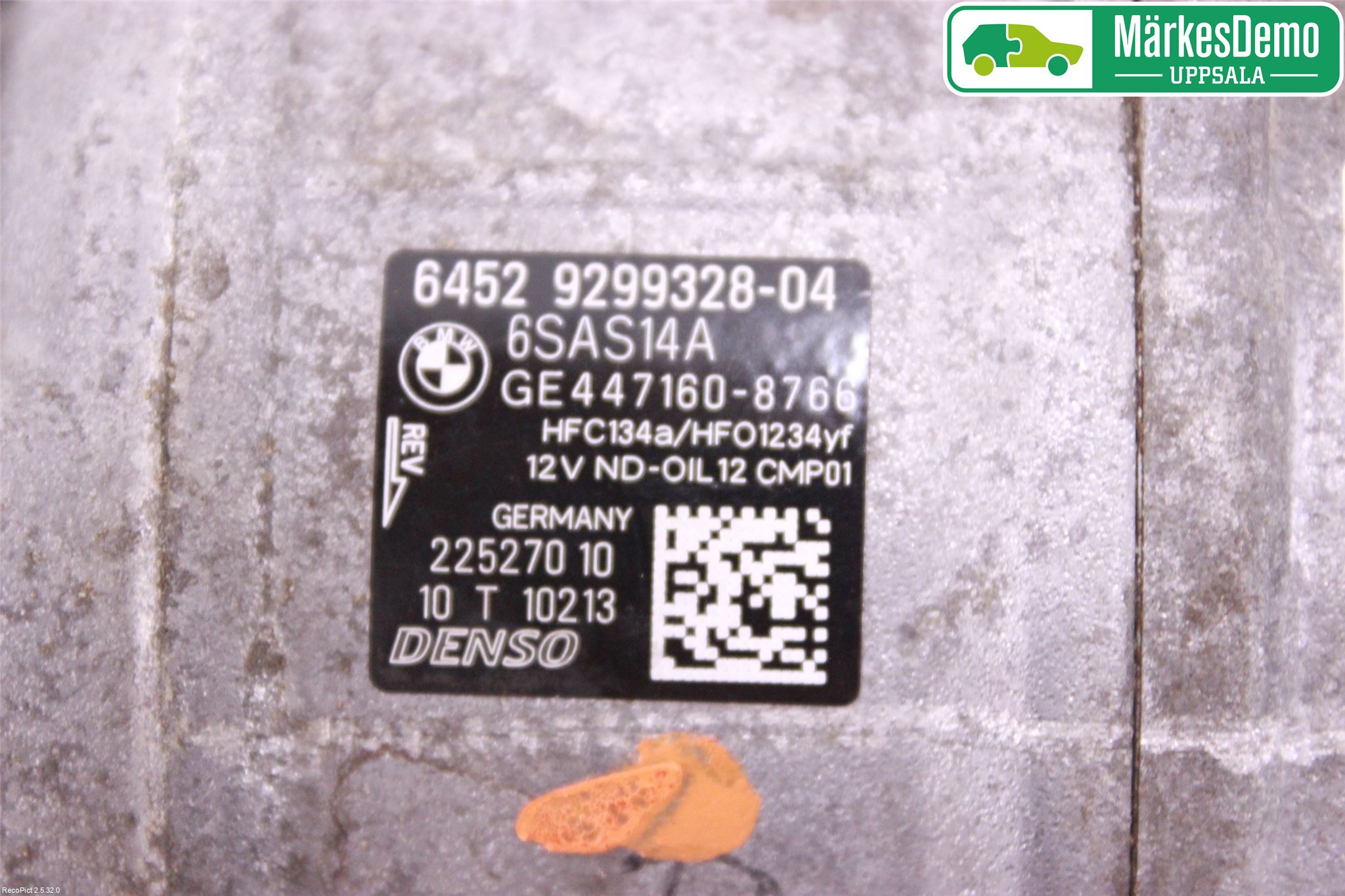 BMW 3 F30/F31/F80 12-19 Ac Kompressor
