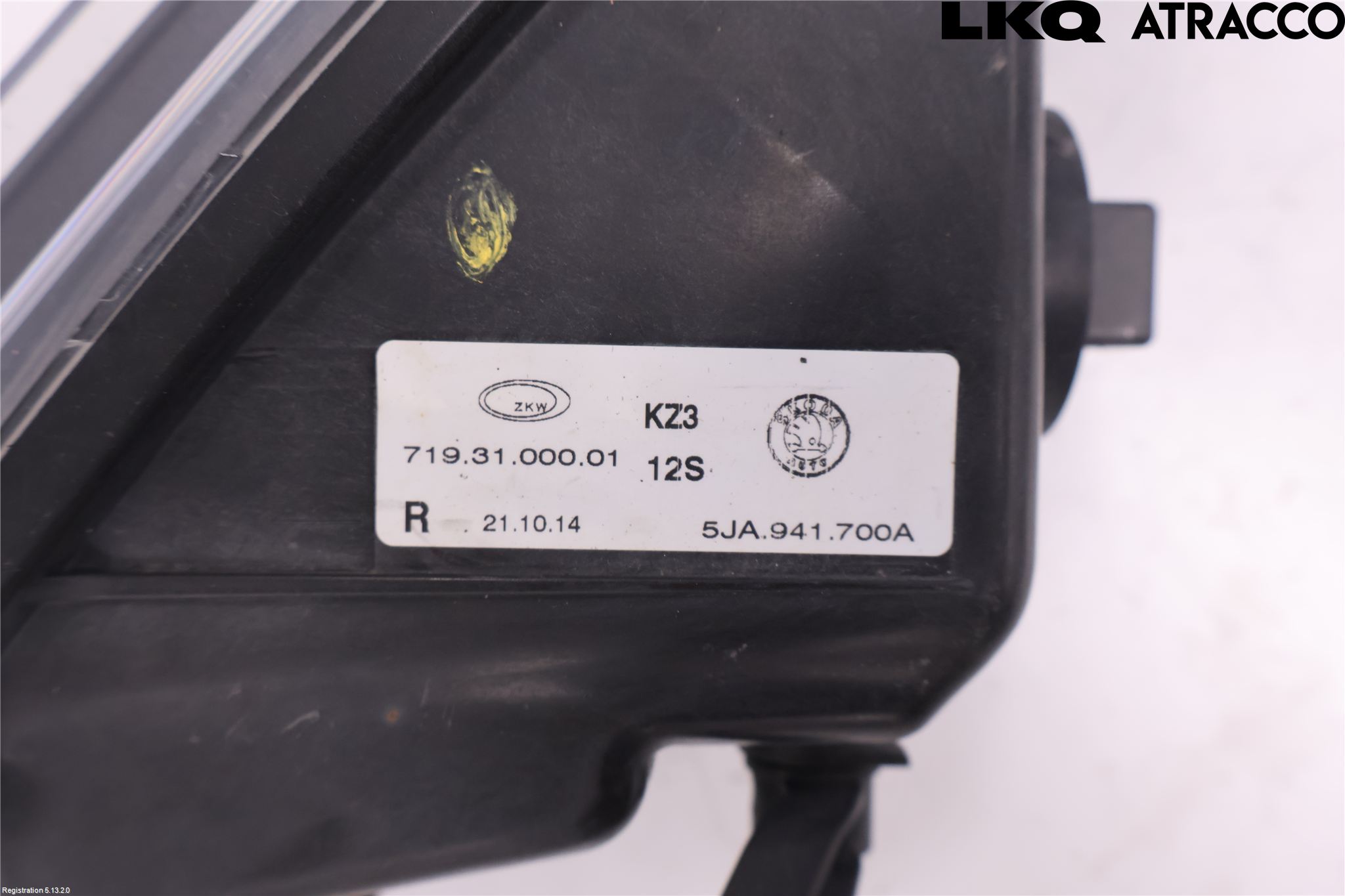 Skoda RAPID Dimljus-Varselljus Fram
