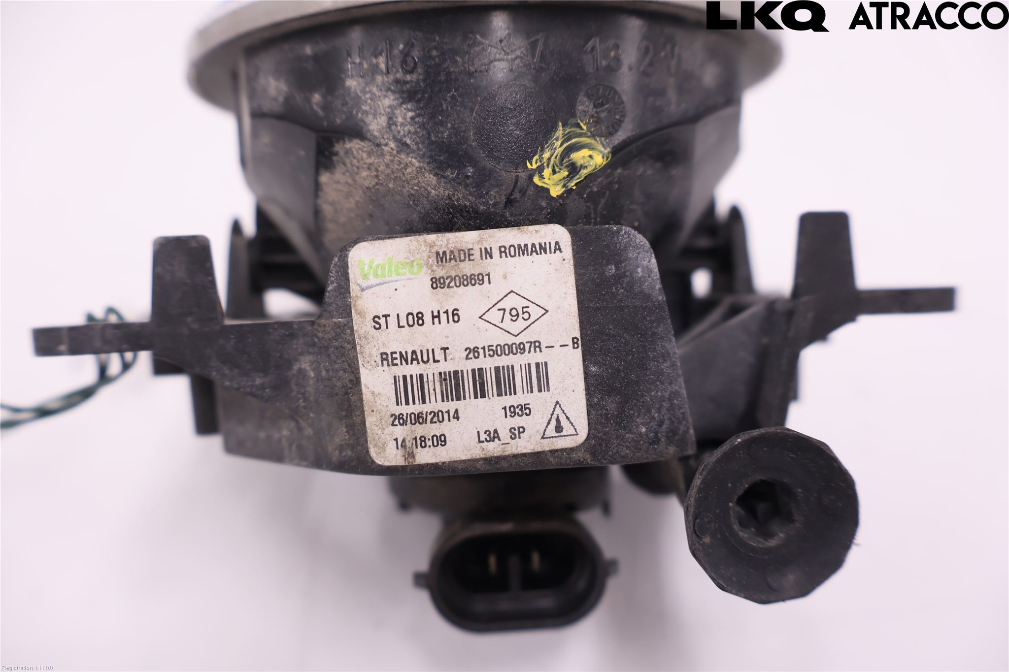 Dacia DUSTER 10-17 Dimljus-Varselljus Fram